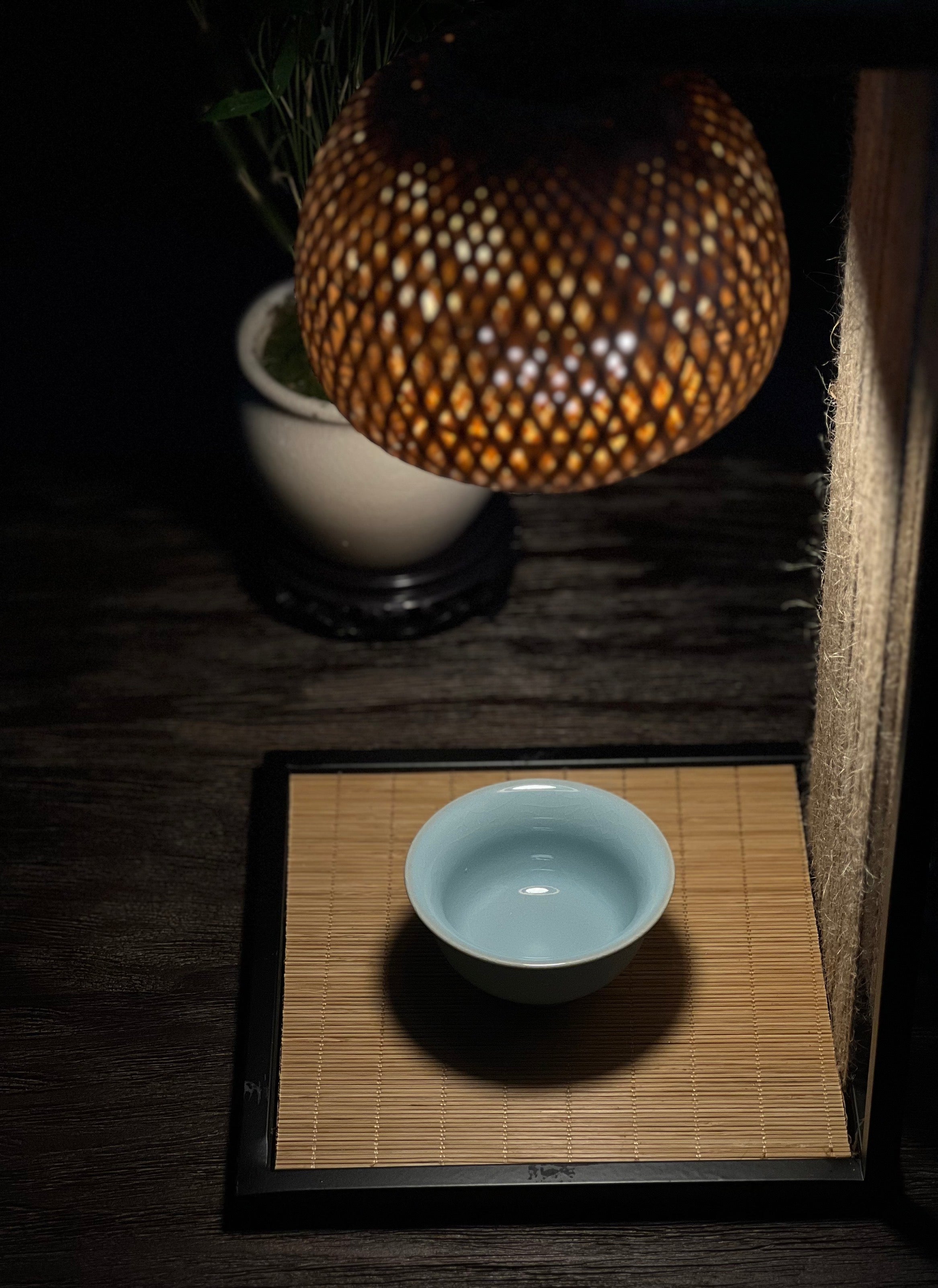 ru wares teacup crackle glaze – Handcrafted Ru Kiln High-end Teacup Sky-blue by Kungfuyang