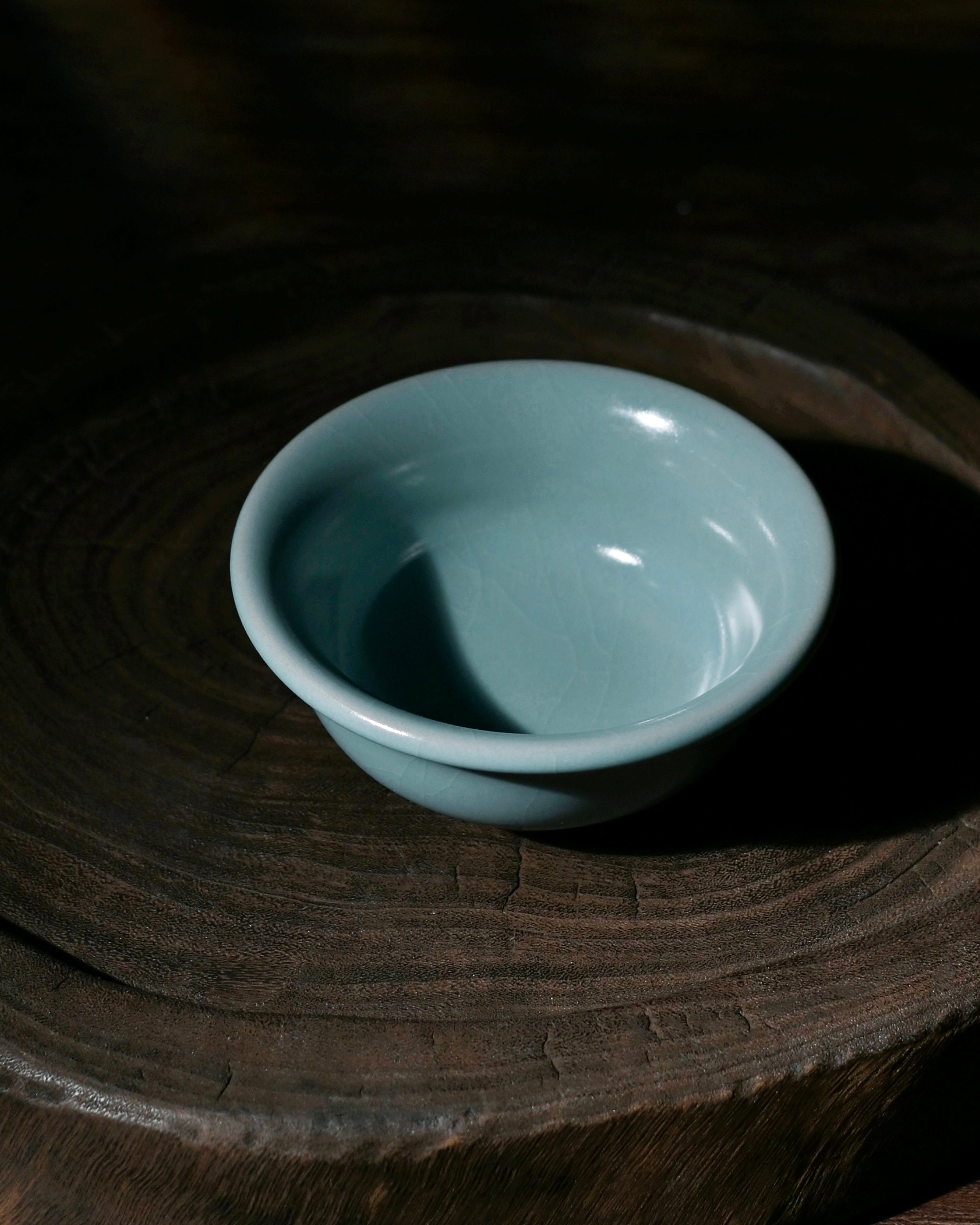 Kungfuyang refined ru porcelain cup – Ru Porcelain Cup with Ring-Foot Firing Technique and Sky-Blue by Kungfuyang