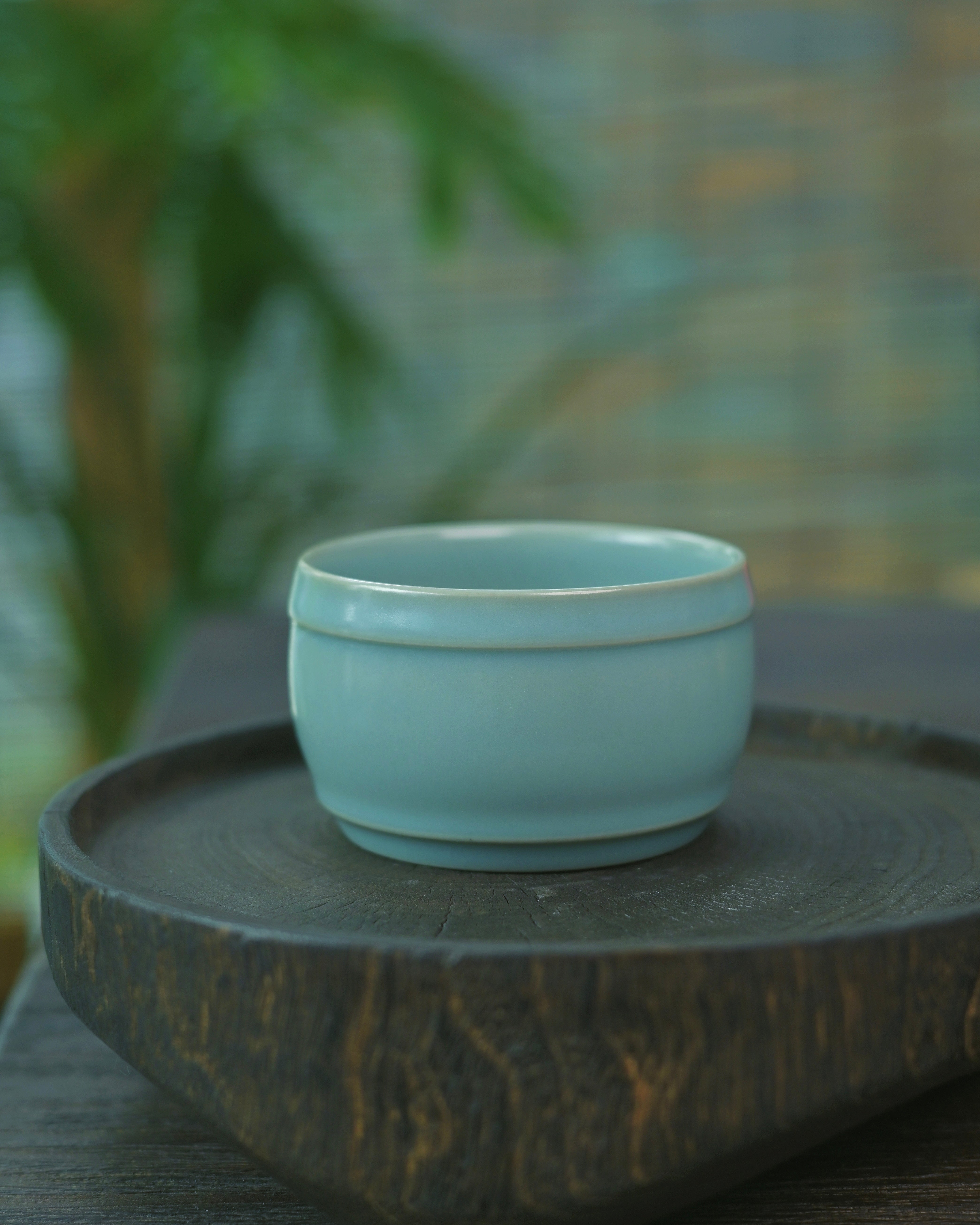 Kungfuyang ru kiln cup – Ru Ware Vintage Sky-Blue Glaze "War Drum" Cup by Kungfuyang