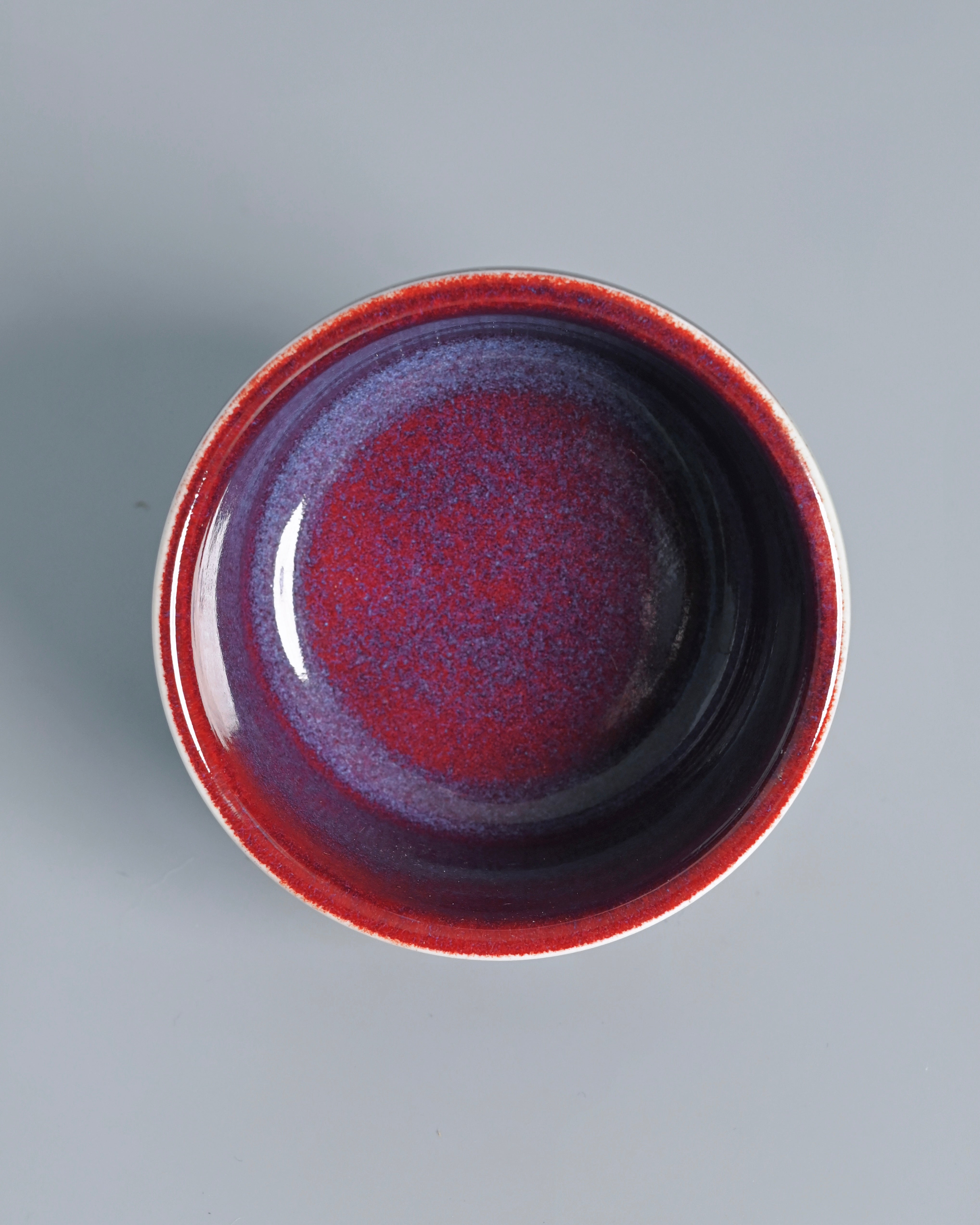 shenhou jun ware ceramic art – Jun Ware Large-Capacity Thumb-Ring Cup 110ml by Kungfuyang