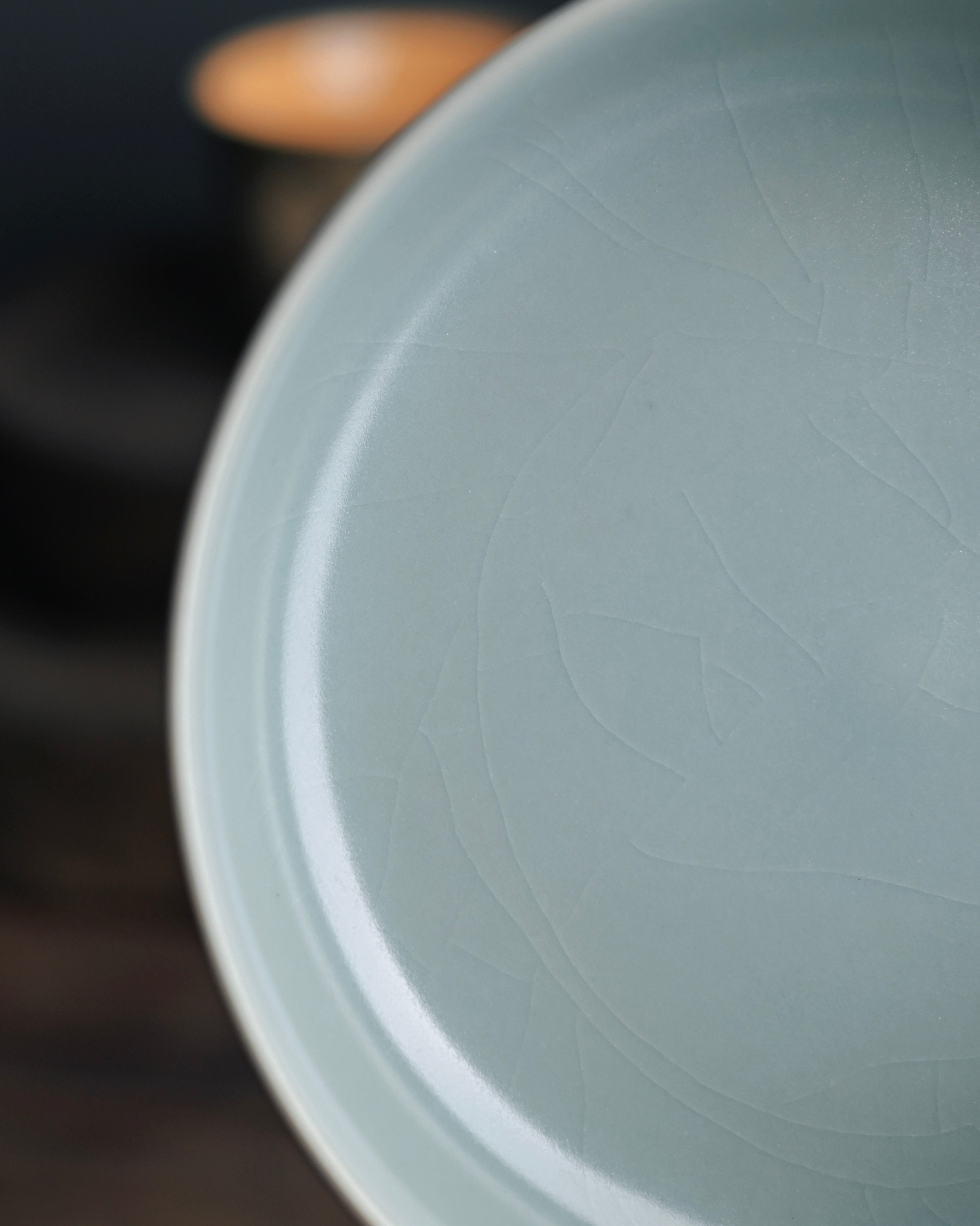 sky blue glaze ru reproduction – Ru Ware Sky-Blue Glaze Round Brush Washer by Kungfuyang