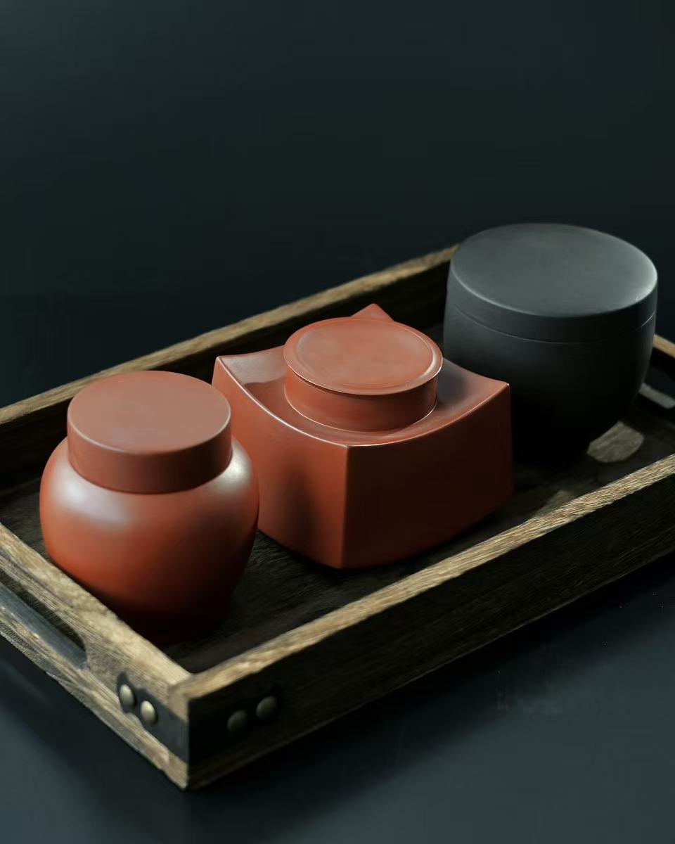 small yixing zisha tea caddy 250ml – Yixing Zisha Clay Portable Tea Caddy by Kungfuyang