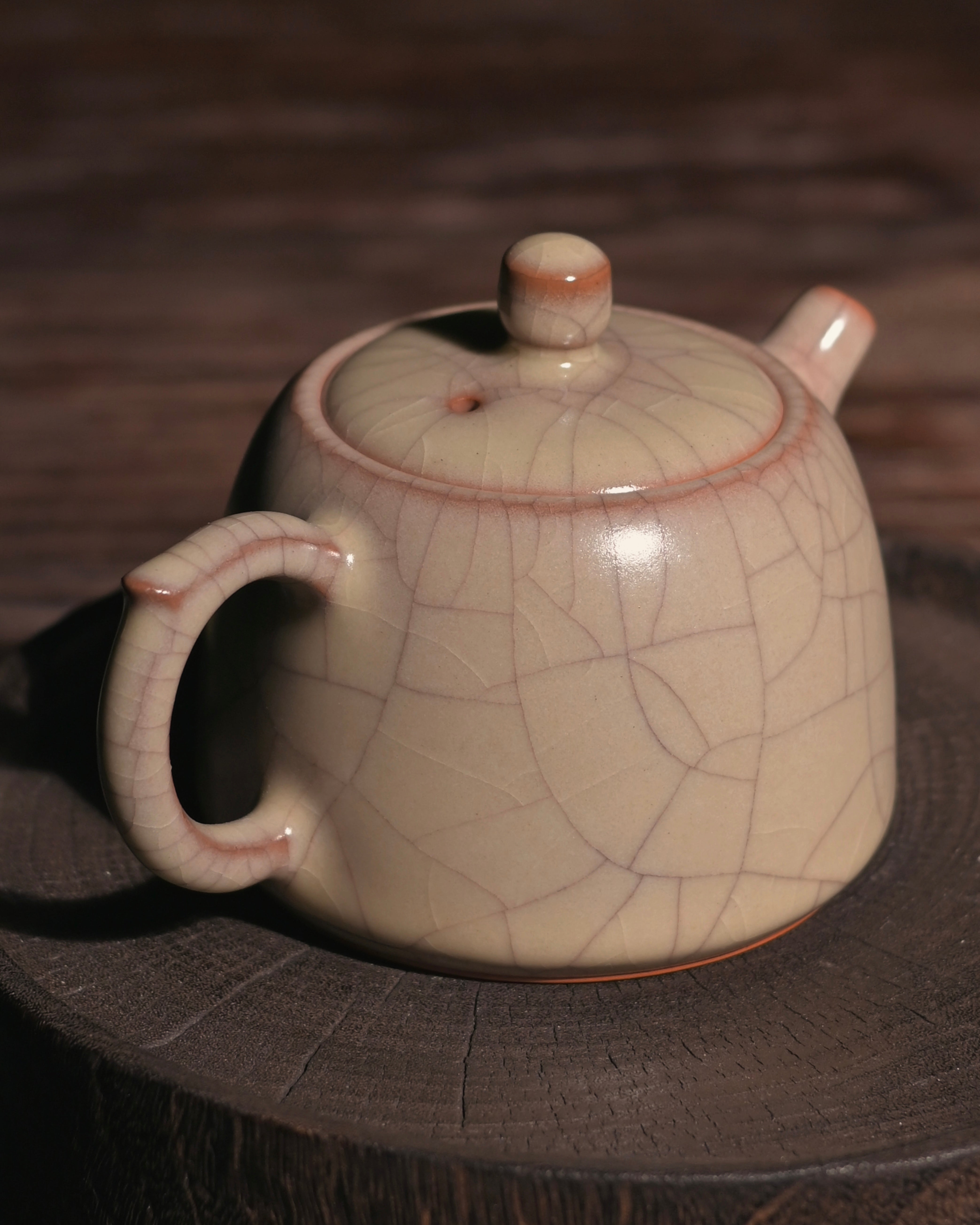 song style ge kiln teapot – Longquan Celadon Ge Kiln "Golden Threads and Iron Lines" by Kungfuyang