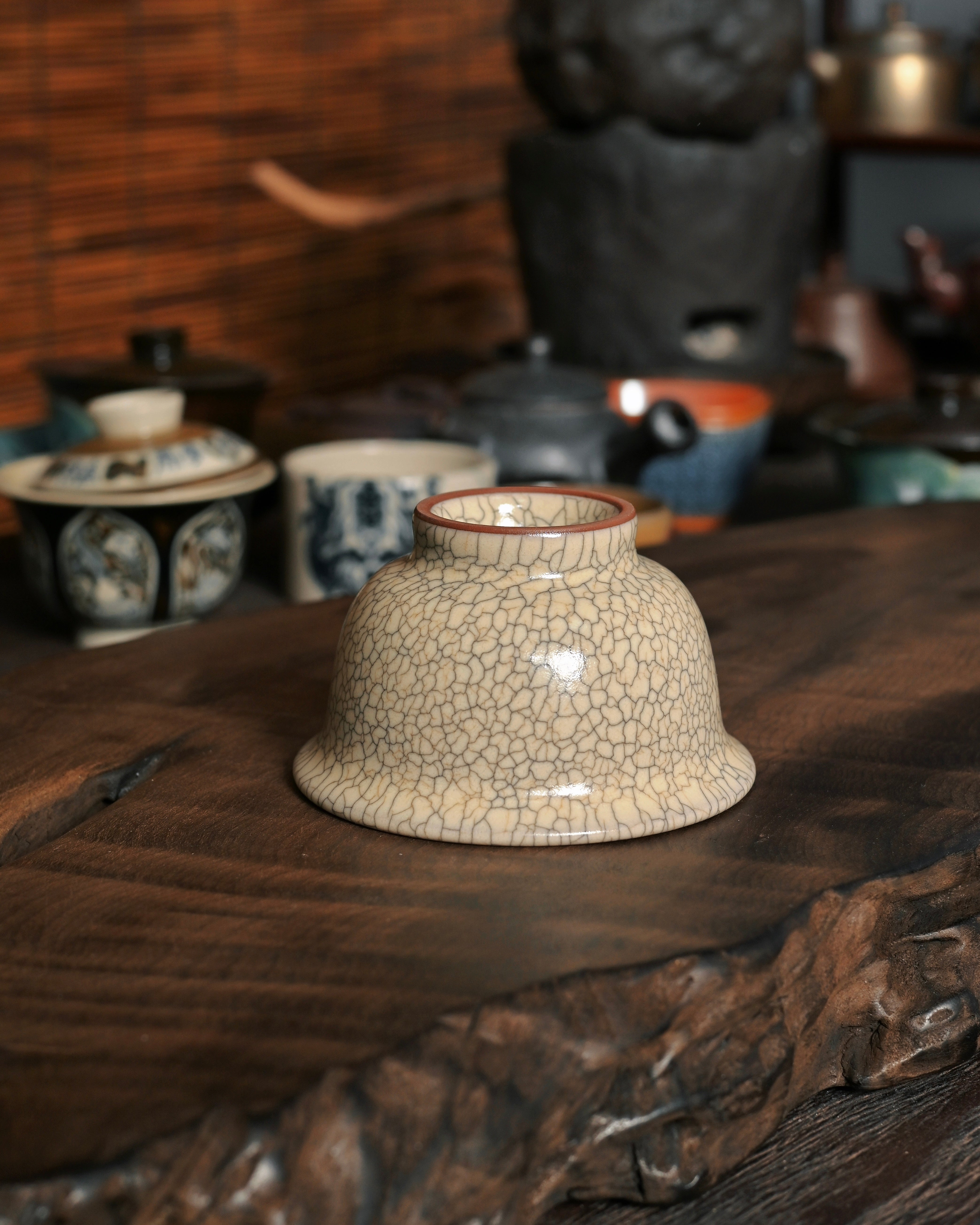 southern song ceramics ge kiln – Longquan Celadon Ge-Kiln Yashou Cup 100ml by Kungfuyang