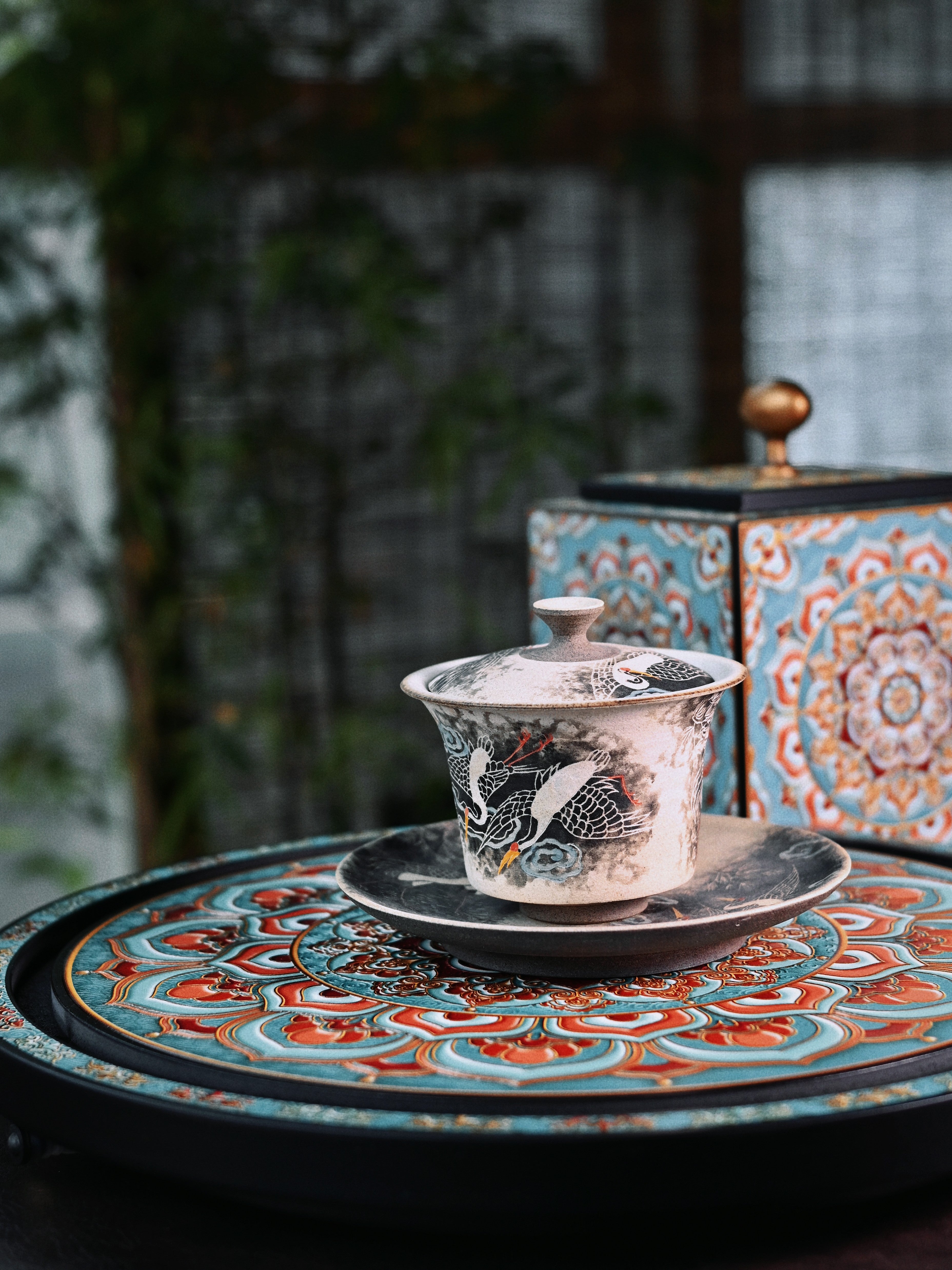 tea ceremony accessories – Dunhuang Revival Tea Tray – Ionizing Artisan Edition by Kungfuyang