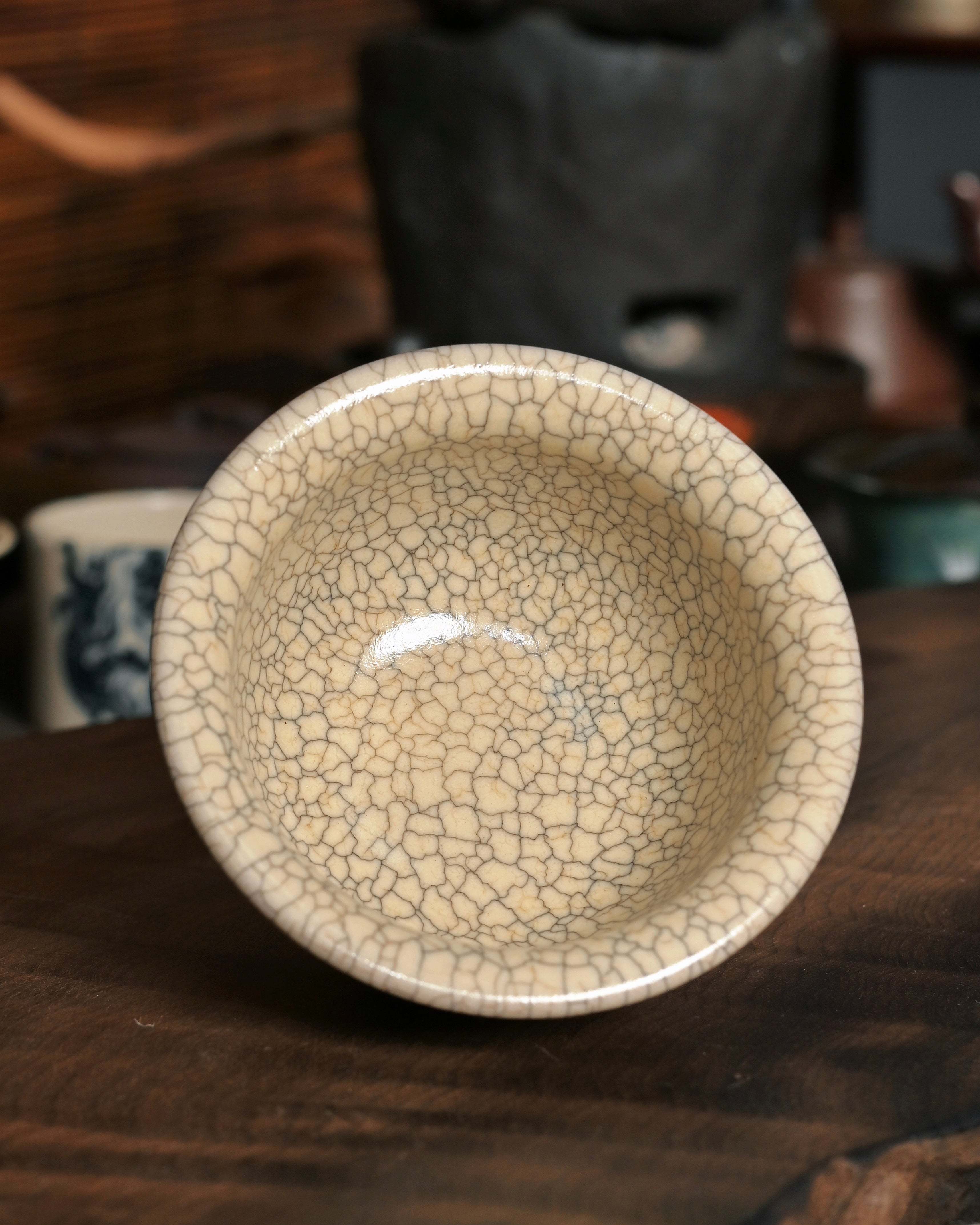tea ceremony yashou tea cup – Longquan Celadon Ge-Kiln Yashou Cup 100ml by Kungfuyang