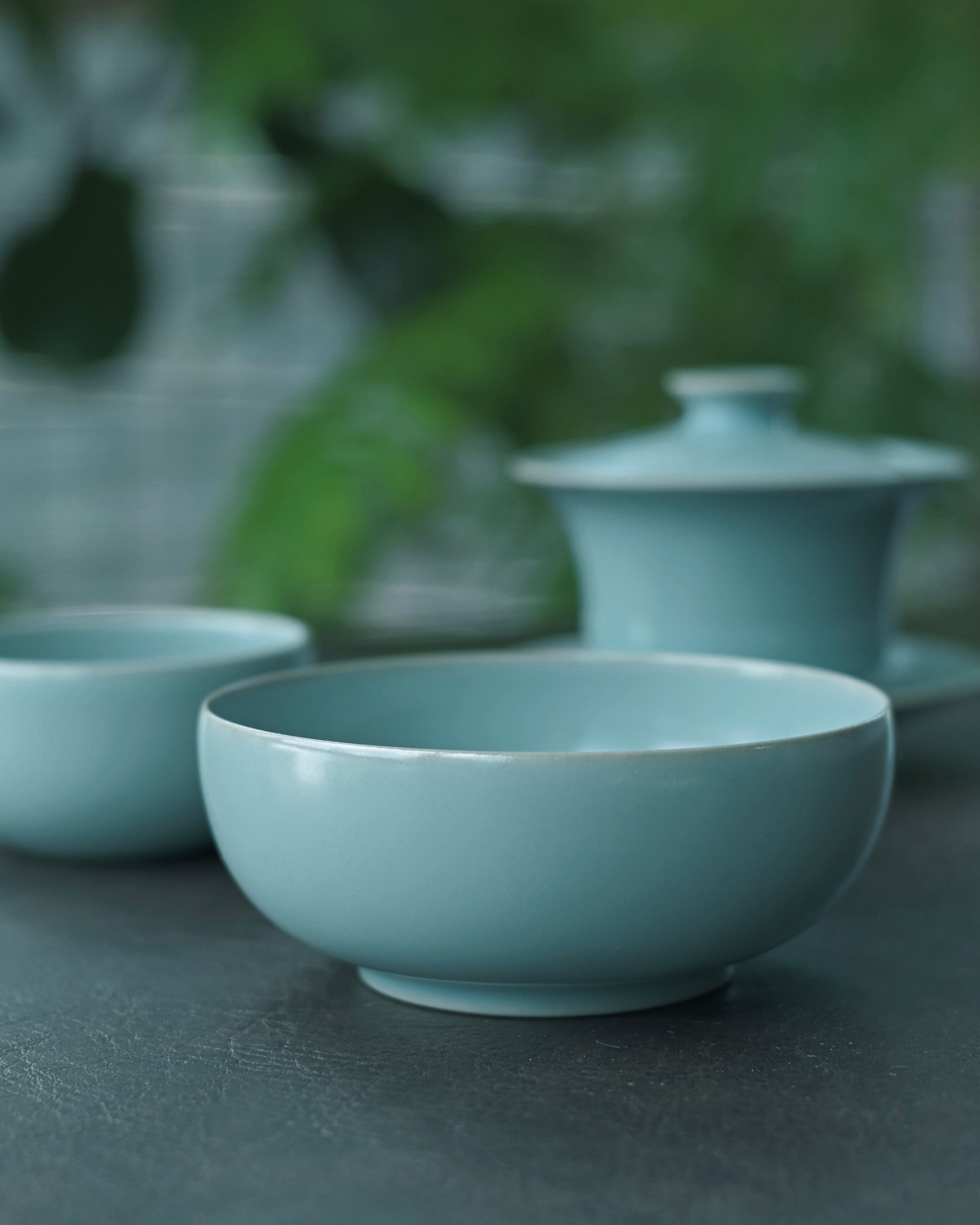 traditional ru kiln bowl – Ru Porcelain Sky-Blue Glaze Large Tea Bowl by Kungfuyang