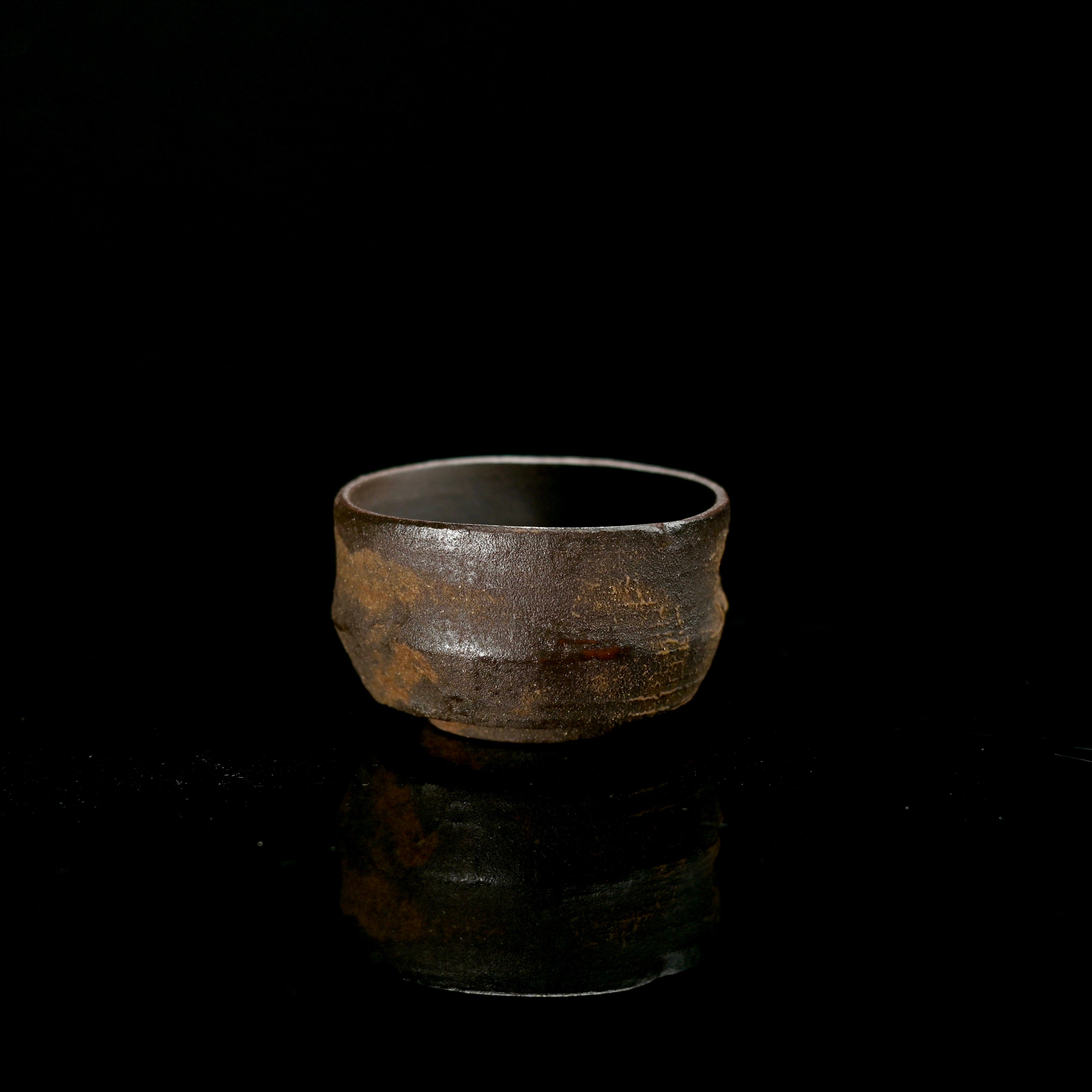 wabi sabi japanese cup – Wabi-Sabi Handcrafted Wood-Fired Coarse Clay Host Teacup by Kungfuyang