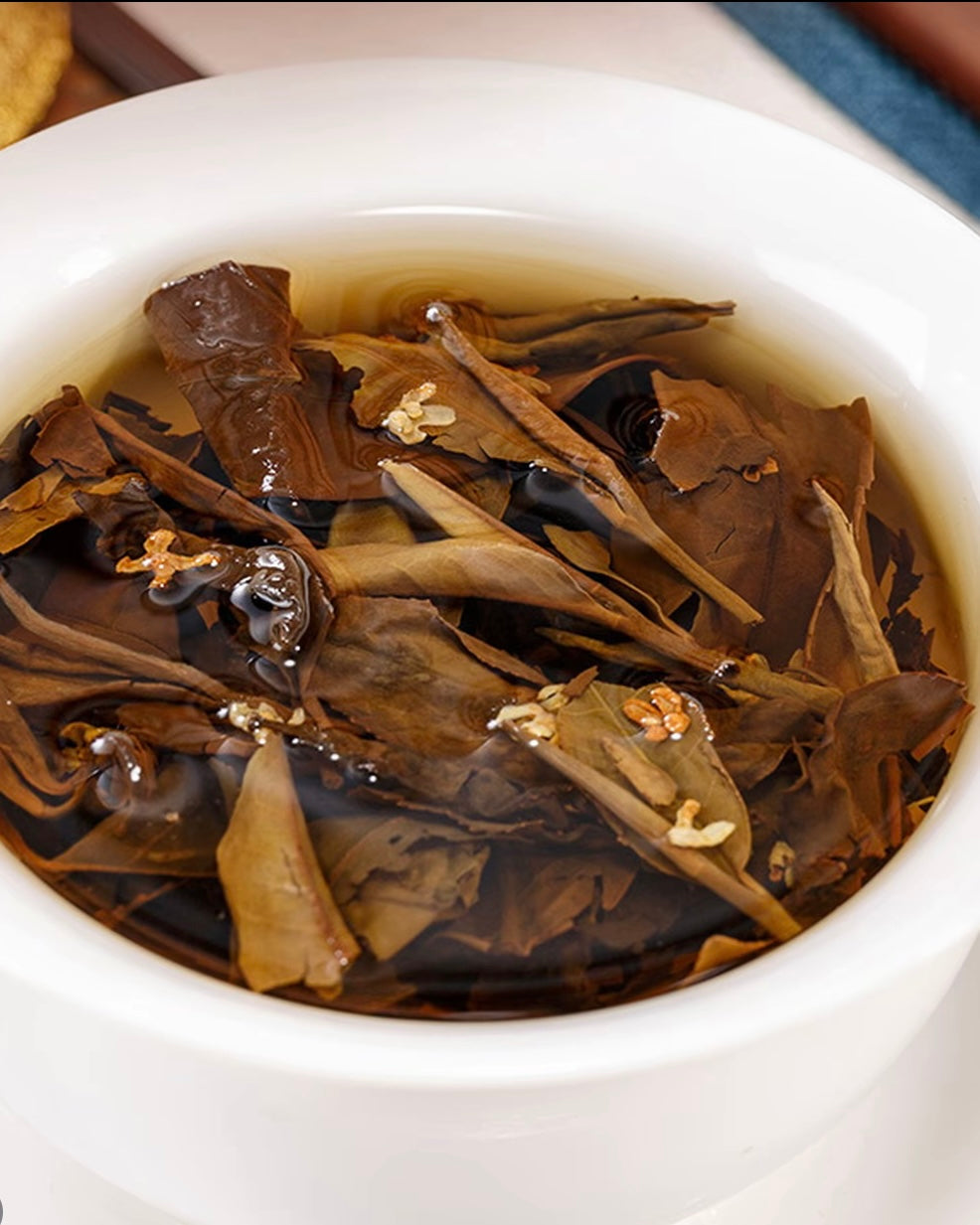 white tea shou mei cake – 2015 Compressed Osmanthus White Tea Shou Mei by Kungfuyang