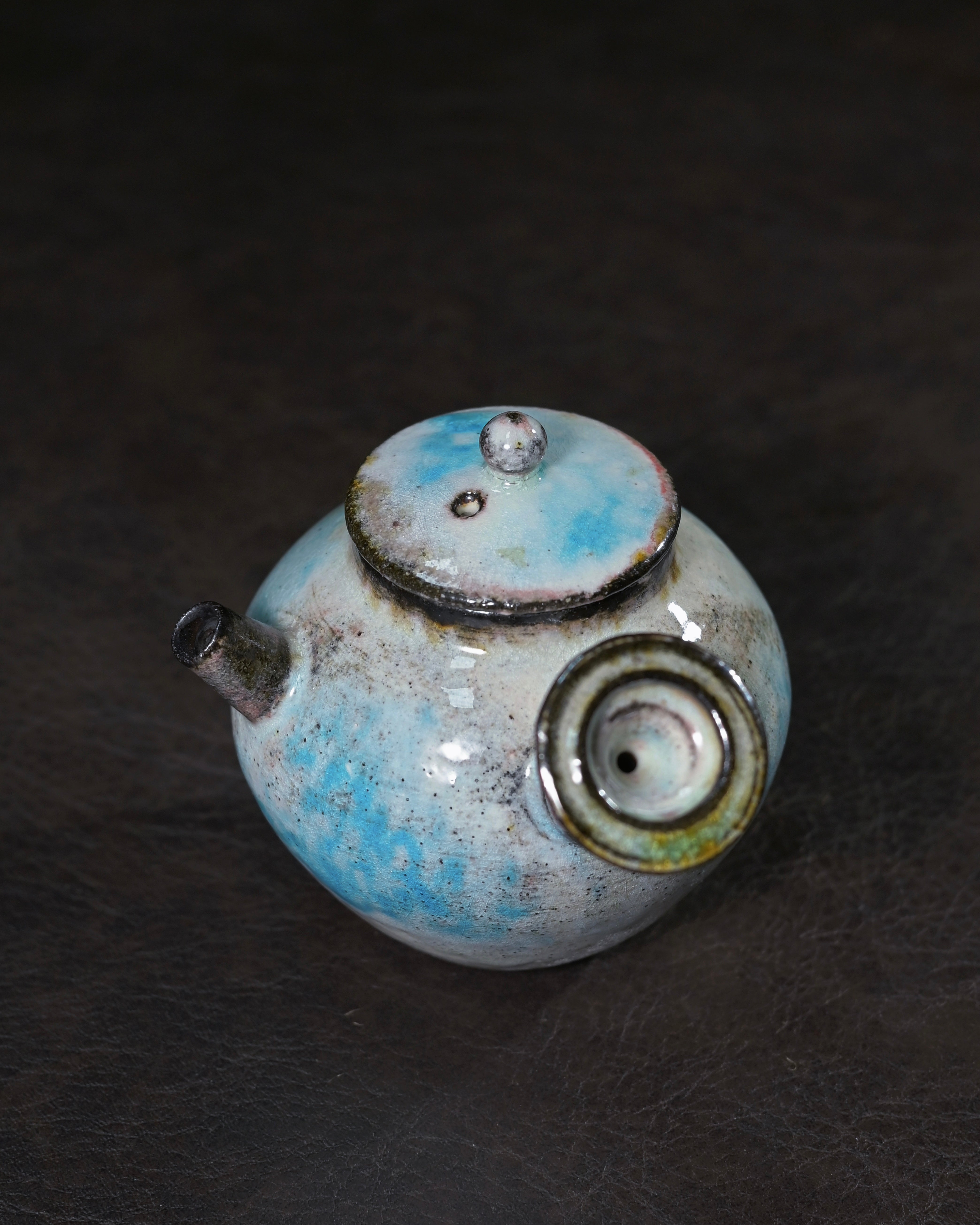 wood fired unglazed teapot – Unique Piece Wood-Fired Kohiki Side-Handle Teapot 120ml by Kungfuyang