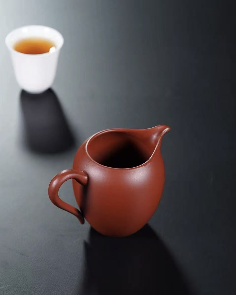 yixing clay tea pitcher – Yixing Zisha "Da Hong Pao" Tea Fairness Cup by Kungfuyang