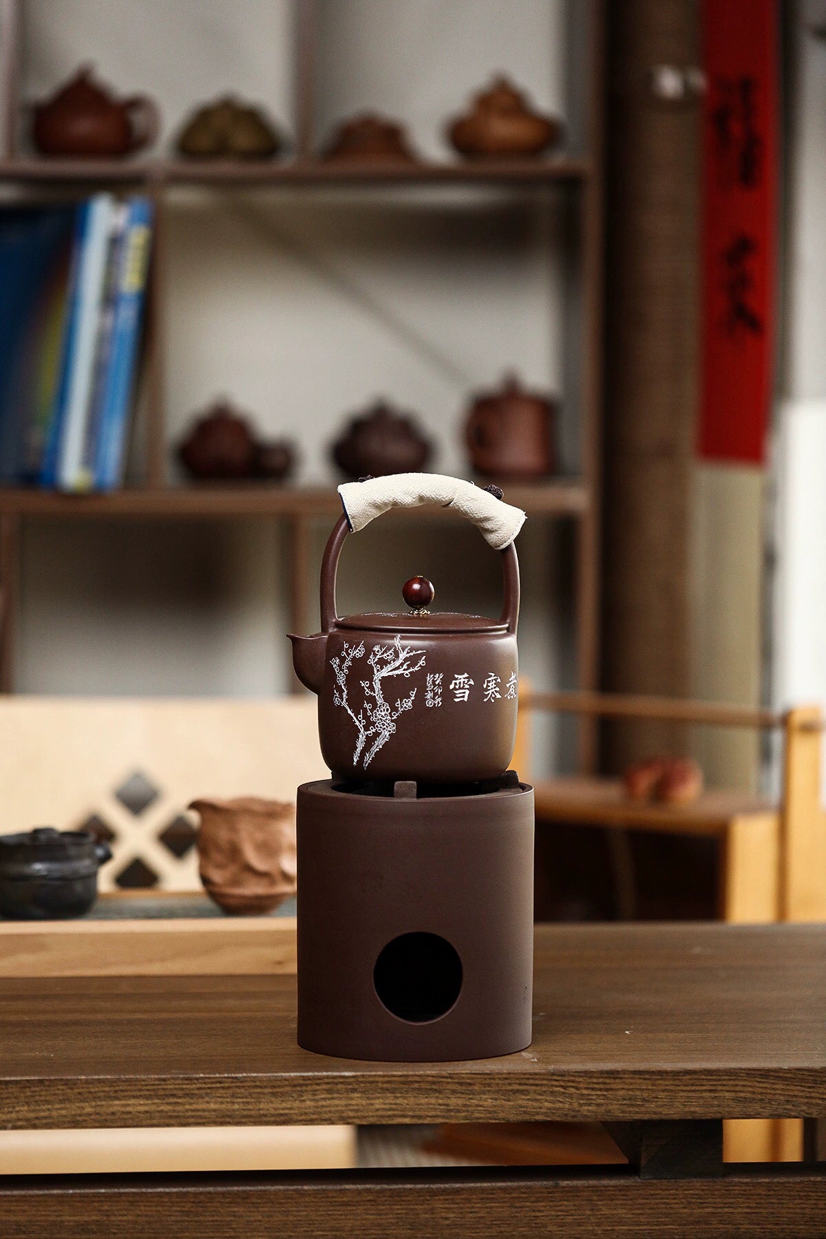 yixing entirely handmade original ore old – Yixing Entirely Handmade Original Ore Old Purple Clay Kettle by, view 7-2