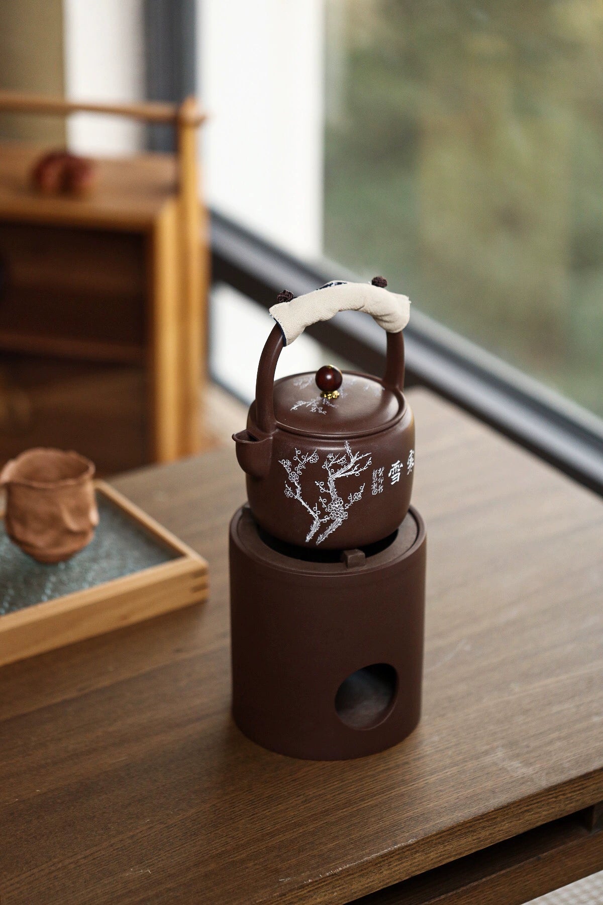 yixing full handmade original ore old – Yixing Entirely Handmade Original Ore Old Purple Clay Kettle by Kungfuyang