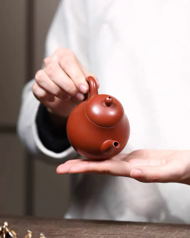 yixing iron oxide clay composition – Yixing Zisha Zhuni Clay Pear-Shaped Teapot 130ml by Kungfuyang