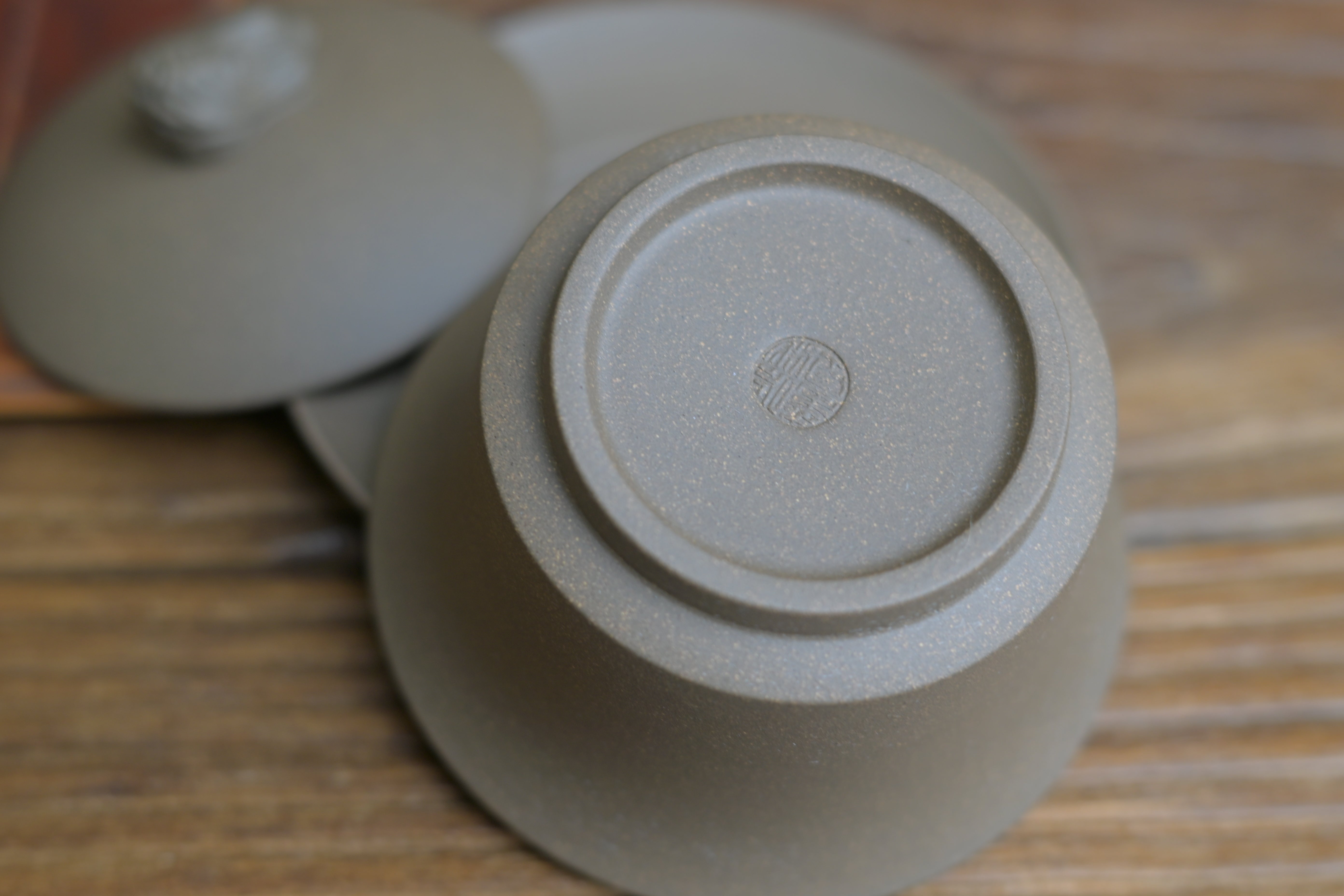 yixing purple clay lidded bowl – Yixing Original Ore Purple Clay Handmade Three-Talent Gaiwan by Kungfuyang