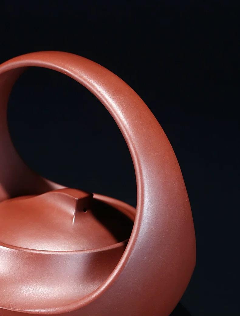 yixing teapot dahongpao clay qu pot – Yang Junbao Hand-Signed "Qu" Teapot Artisan Collector's Piece by Kungfuyang