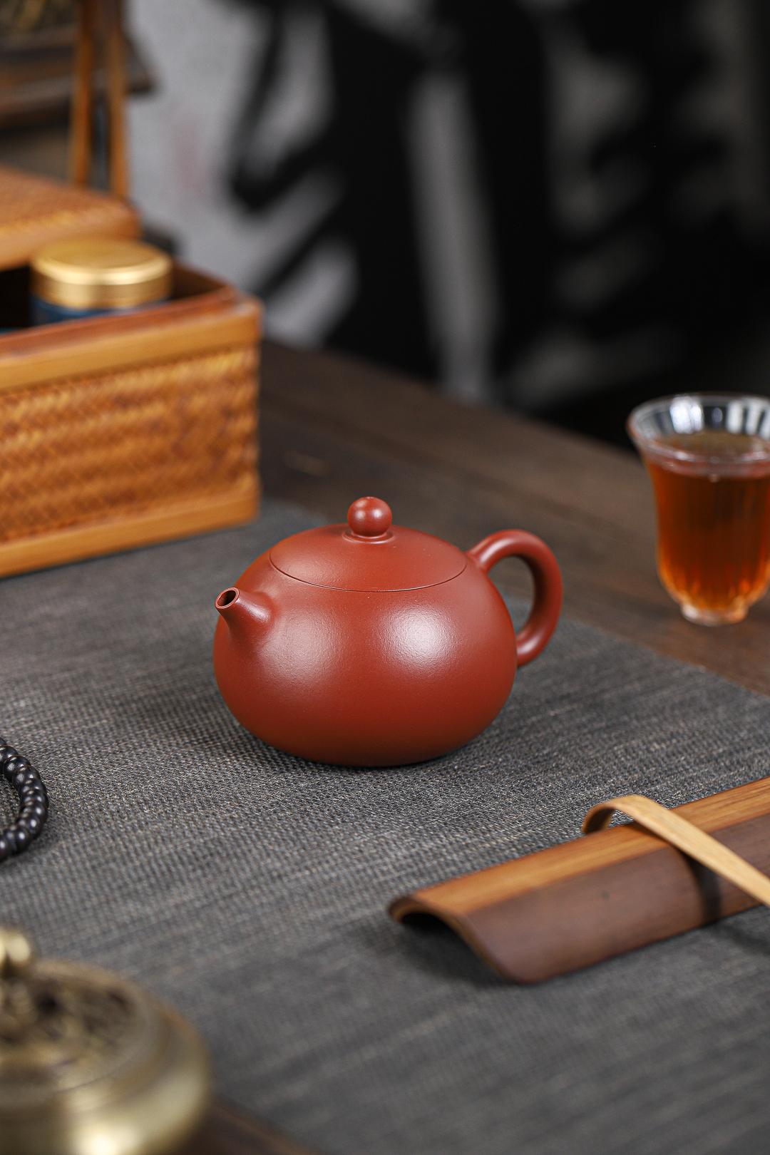 yixing teapot zhuni clay – Fully Handmade Yixing Zhuni Clay Xishi Teapot by Kungfuyang