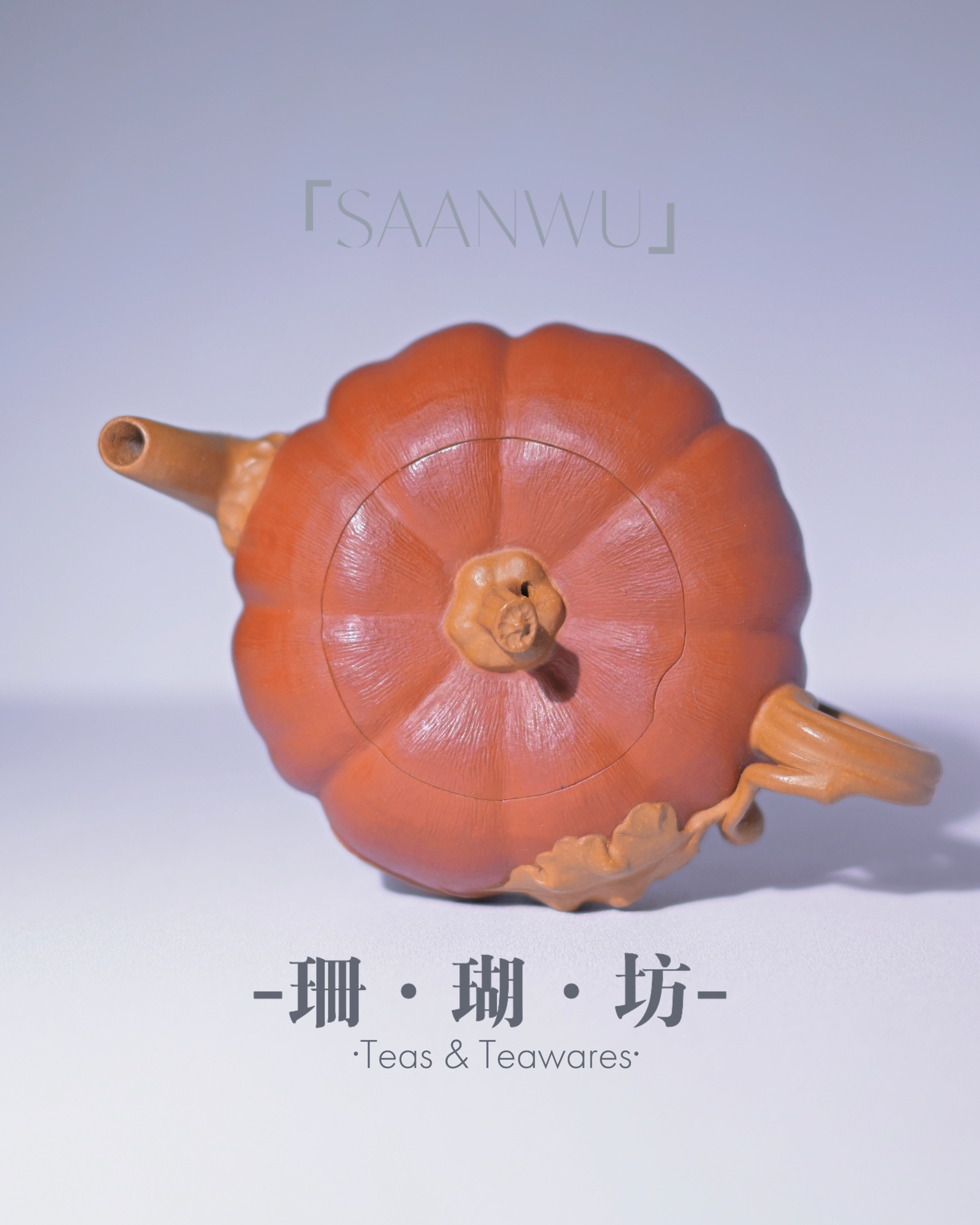 yixing zisha clay texture – Handmade Yixing Zisha Pumpkin Teapot by Kungfuyang