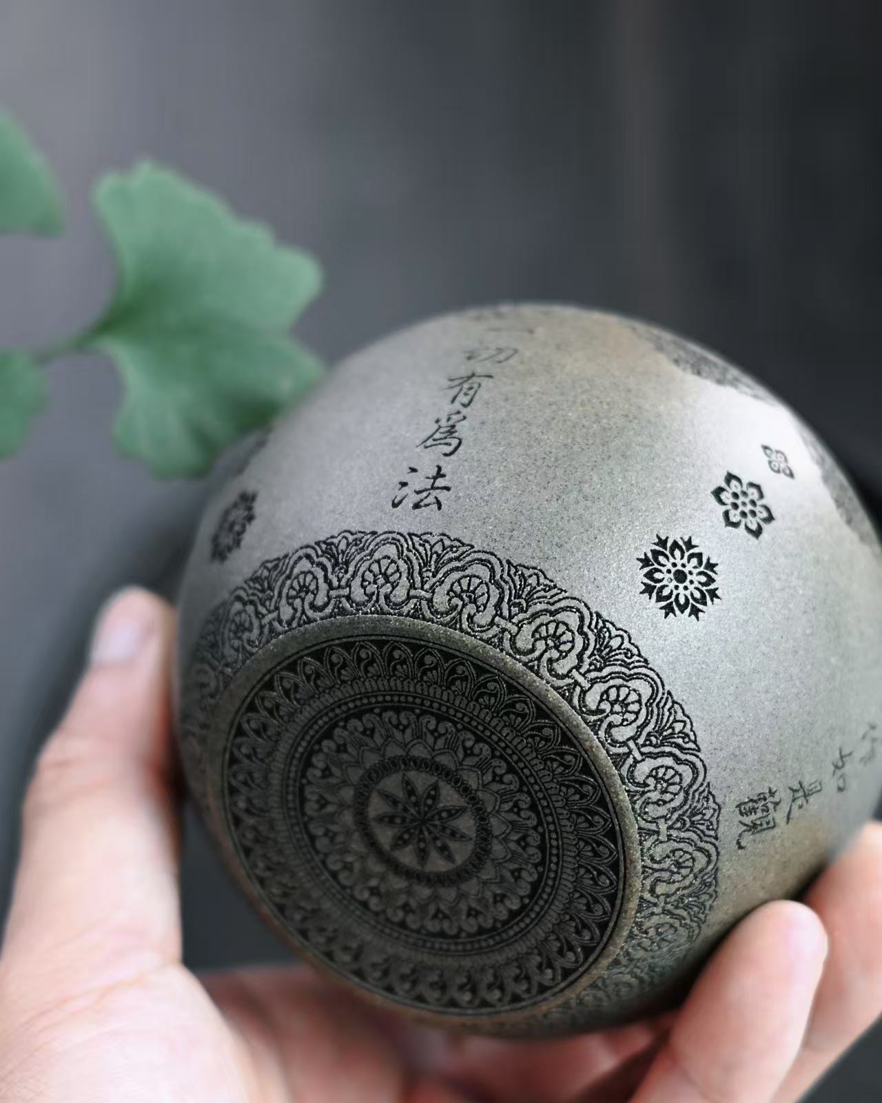 yixing zisha clay – Yixing Zisha Qingduan （Green-Grey) Large Capacity Teacup by Kungfuyang