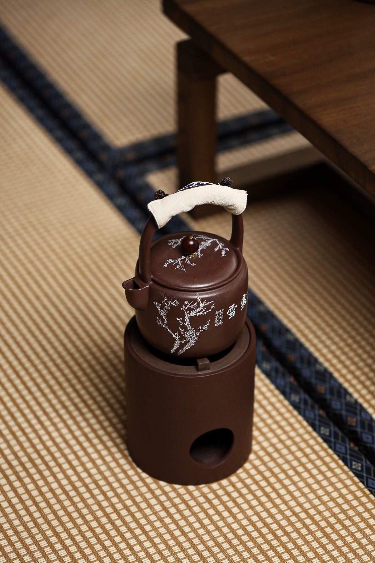 yixing zisha handcrafted original ore old – Yixing Entirely Handmade Original Ore Old Purple Clay Kettle by Kungfuyang