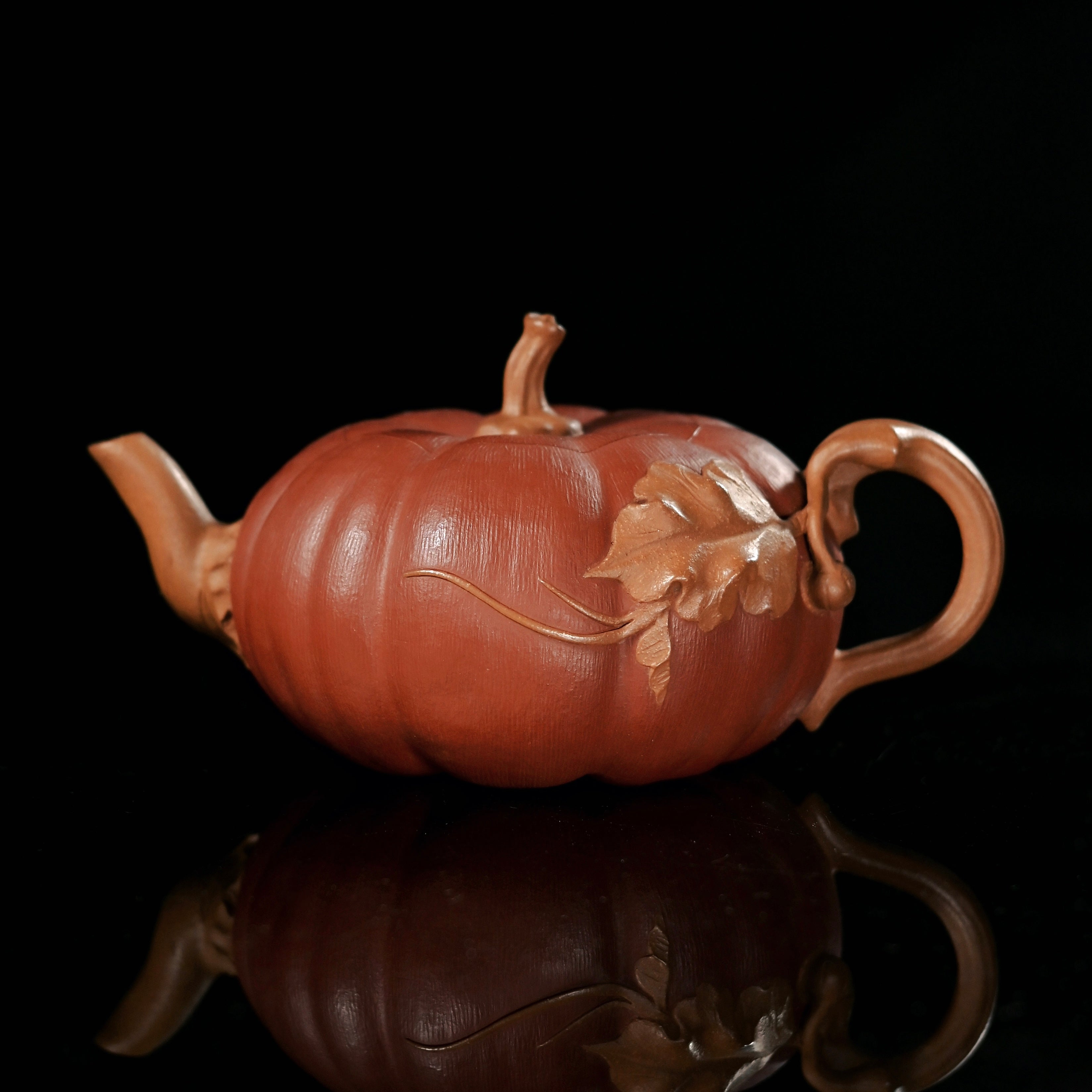 yixing zisha pumpkin teapot – Handmade Yixing Zisha Pumpkin Teapot by Kungfuyang