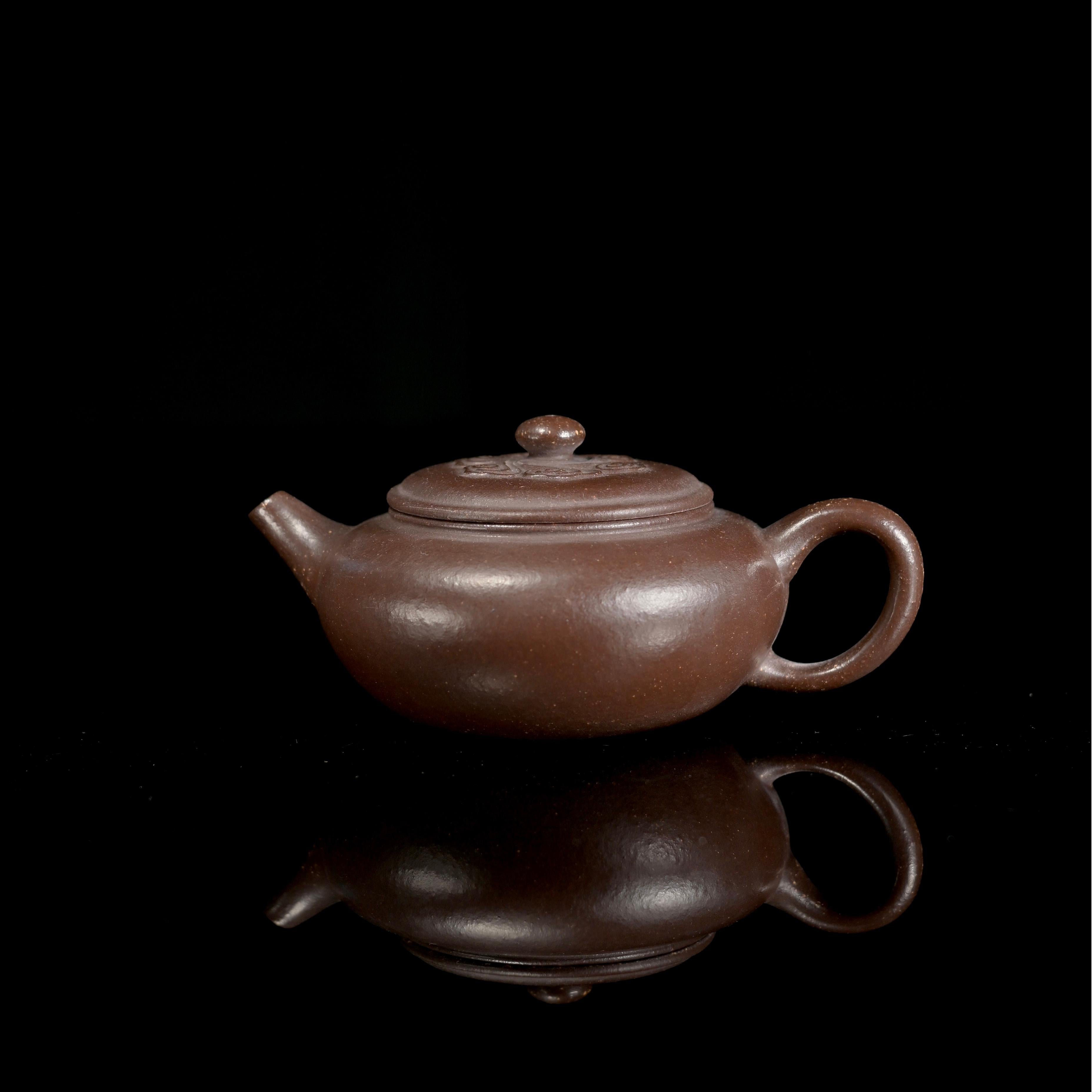 yixing zisha zini clouds teapot – Yixing Purple Clay Auspicious Clouds Zisha Teapot 170ml by Kungfuyang