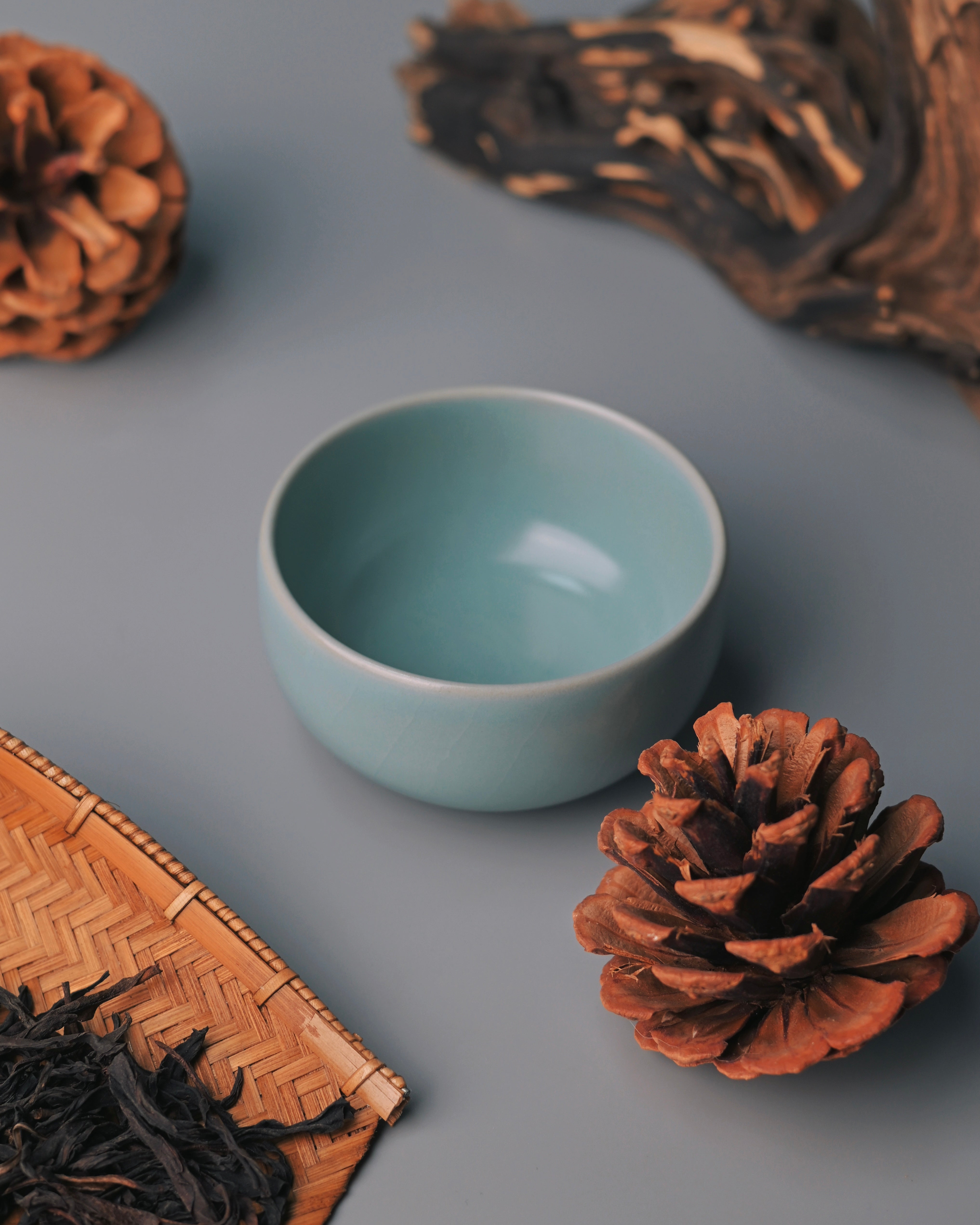 zen meditation chanding cup – Ru Porcelain Zen Teacup by Kungfuyang