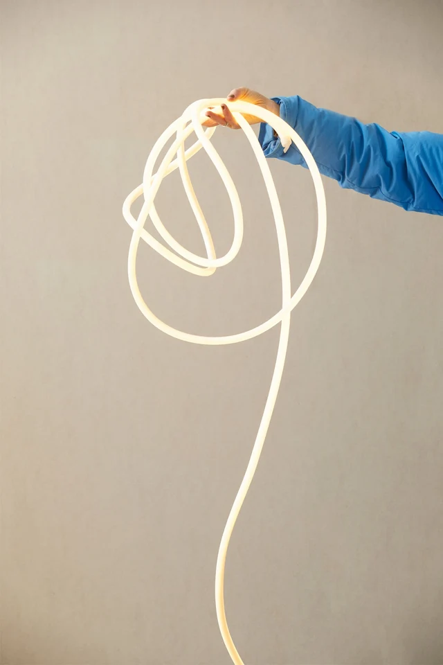 TUBE FLEXIBLE, 5 M, BLANC CHAUD