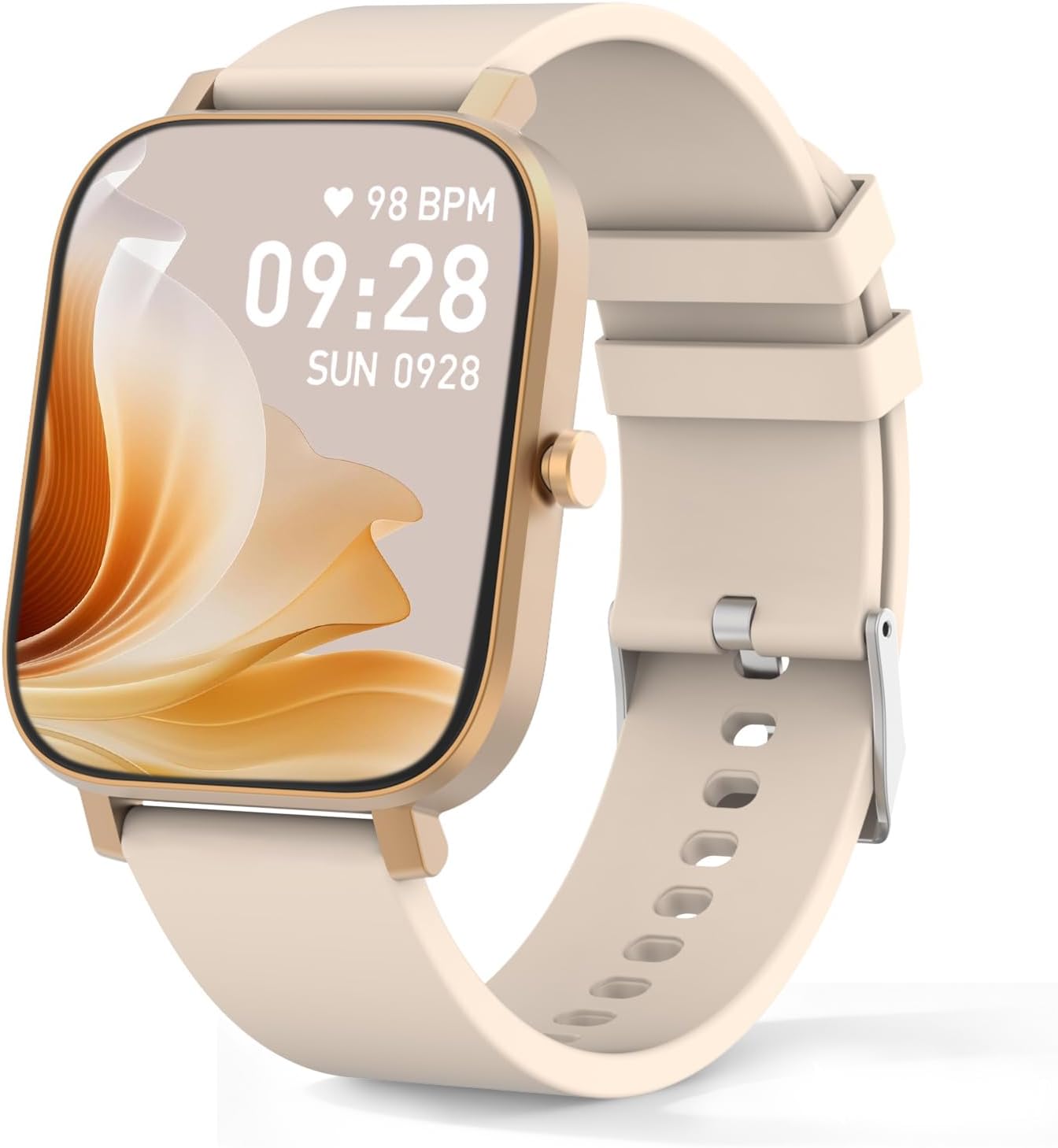 1.69" Full Touch Smart Watch, IP68 Waterproof, Heart Rate Sleep Fitness Tracker for Men Women iPhone Samsung Android