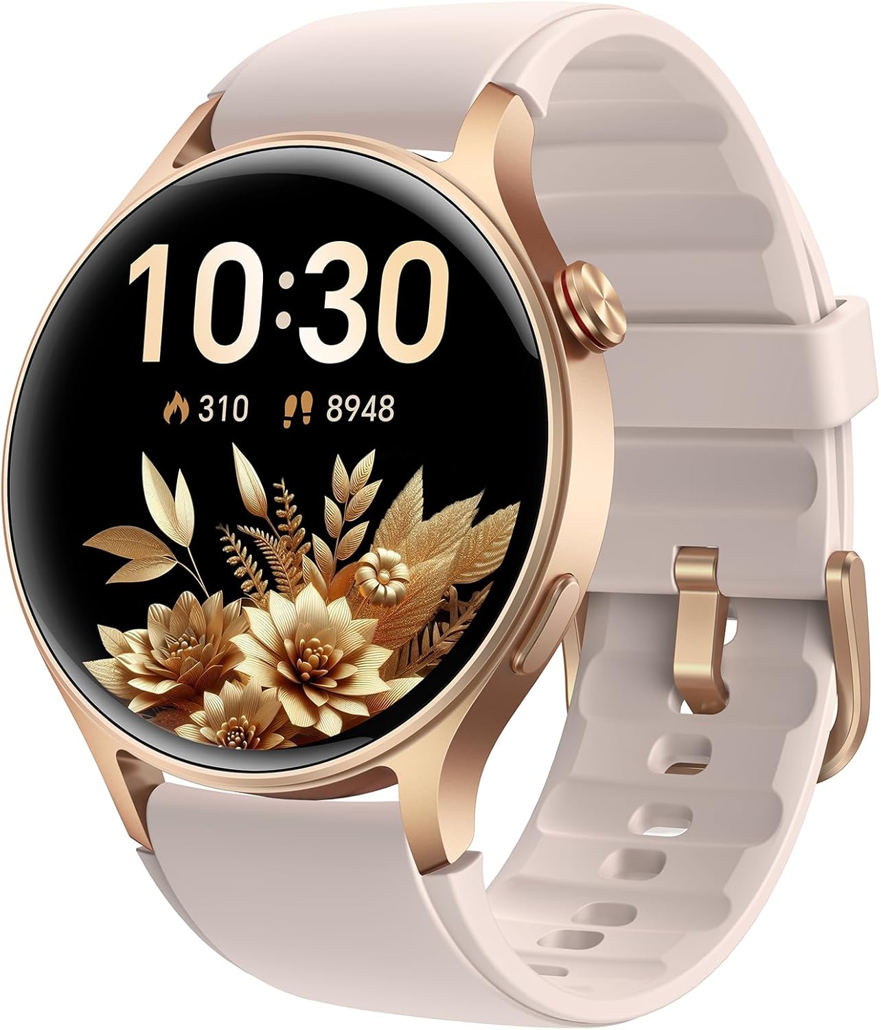 1.32'' AMOLED Women Smart Watch, Bluetooth Calling, 3ATM Waterproof, 110+ Sport Modes, Heart Rate SpO2 Sleep Tracker for iPhone Samsung Android