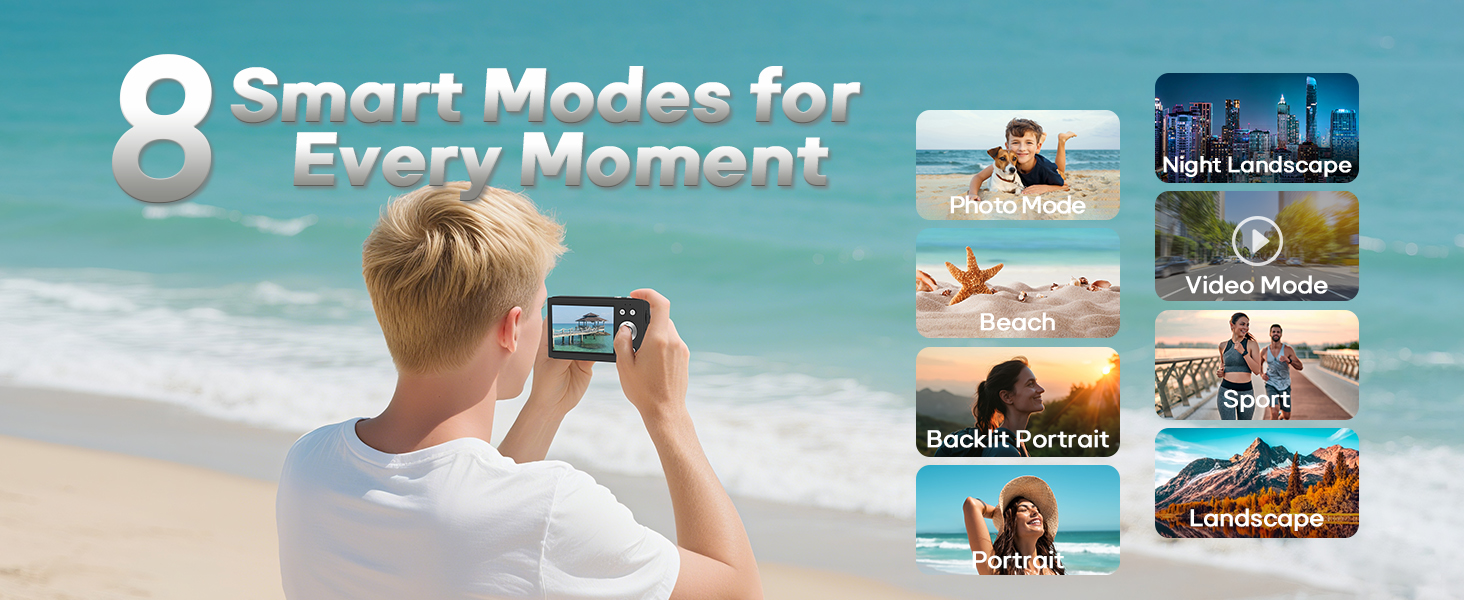8 Shooting Modes