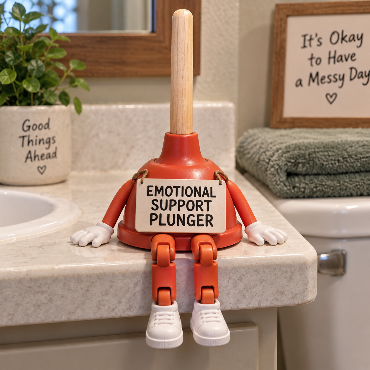 Emotional Support Plunger