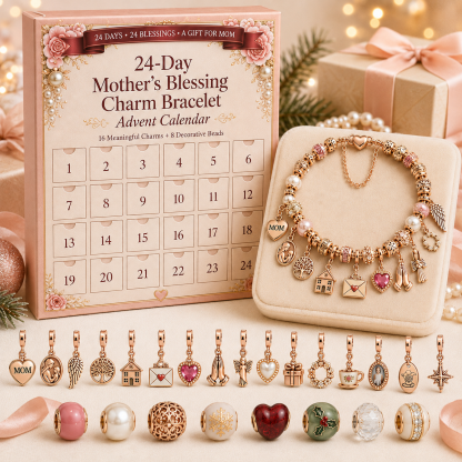 🎁Buy 2 Free Shipping-✨ 24-Day Meaningful Charm Bracelet Advent Calendar Collection