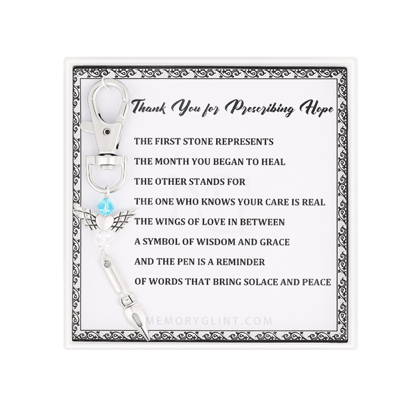 Thank You for Prescribing Hope Poem & Charm, Pen