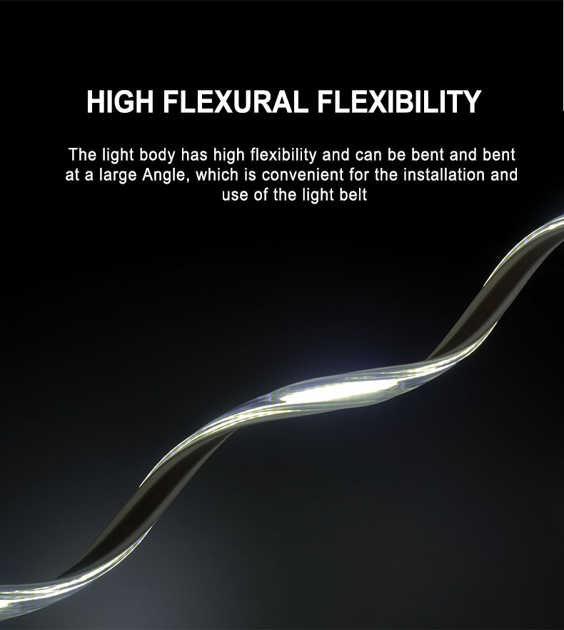 High Voltage 220v High Quality Warm White and White Led Strip Lights High Brightness Cob Led Strip Lights High Waterproof IP67