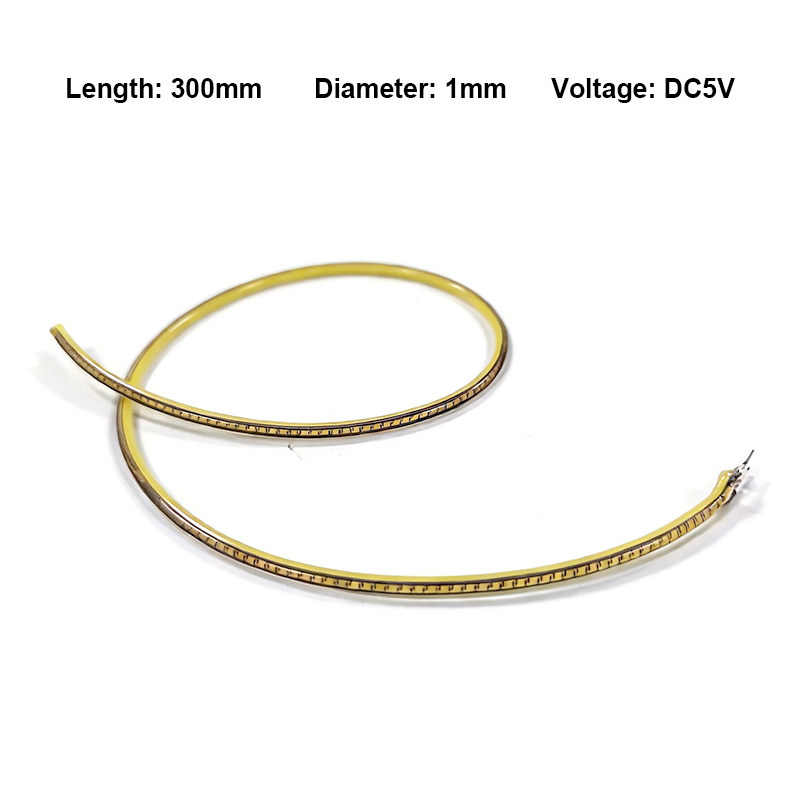 So Slim flexible 3D Light Filament 3V/5V, 30cm length,1.5mm width