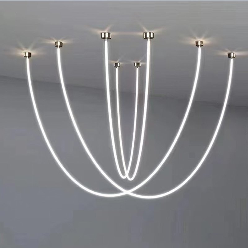 360 degree circular luminous strip light strip monochrome woven light strip 24V low-voltage flexible neon light strip