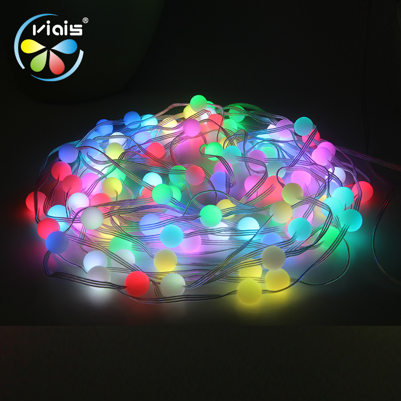 5V Colorful Leather Wire Light Christmas Day Outdoor Camping Tent Atmosphere Light Bluetooth USB Interface Full Color LED Light String