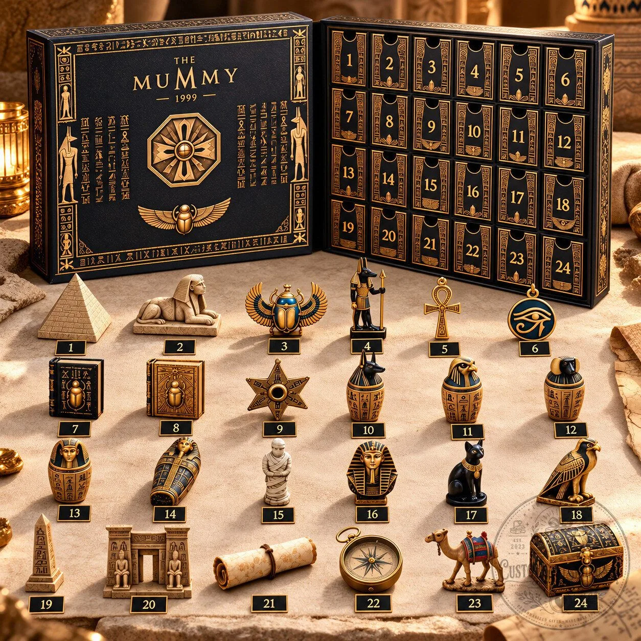The Mummy Advent Calendar 2026 &ndash; Hamunaptra 24-Day Christmas Countdown | Movie Fan Gift