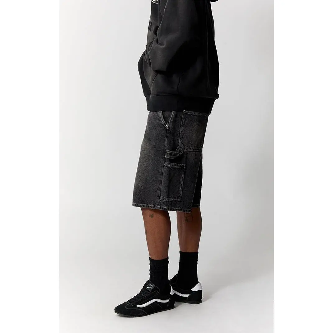 Parker Baggy Jean Shorts Carpenter Black