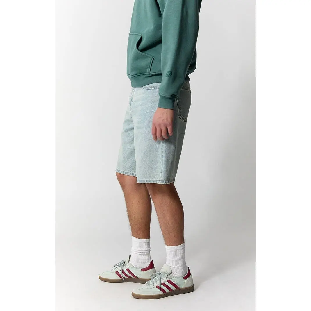 Parker Baggy Jean Shorts Light Blue - Relaxed Fit