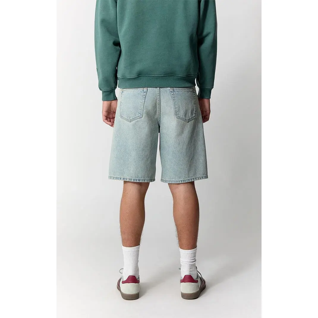 Parker Baggy Jean Shorts Light Blue - Relaxed Fit