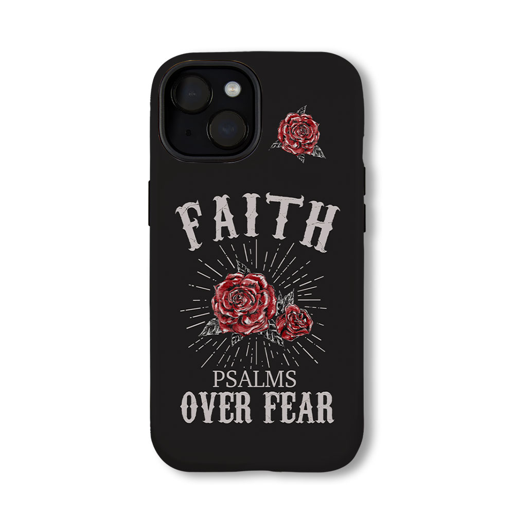 Faith Over Fear Christian Phone Case-Teevibe