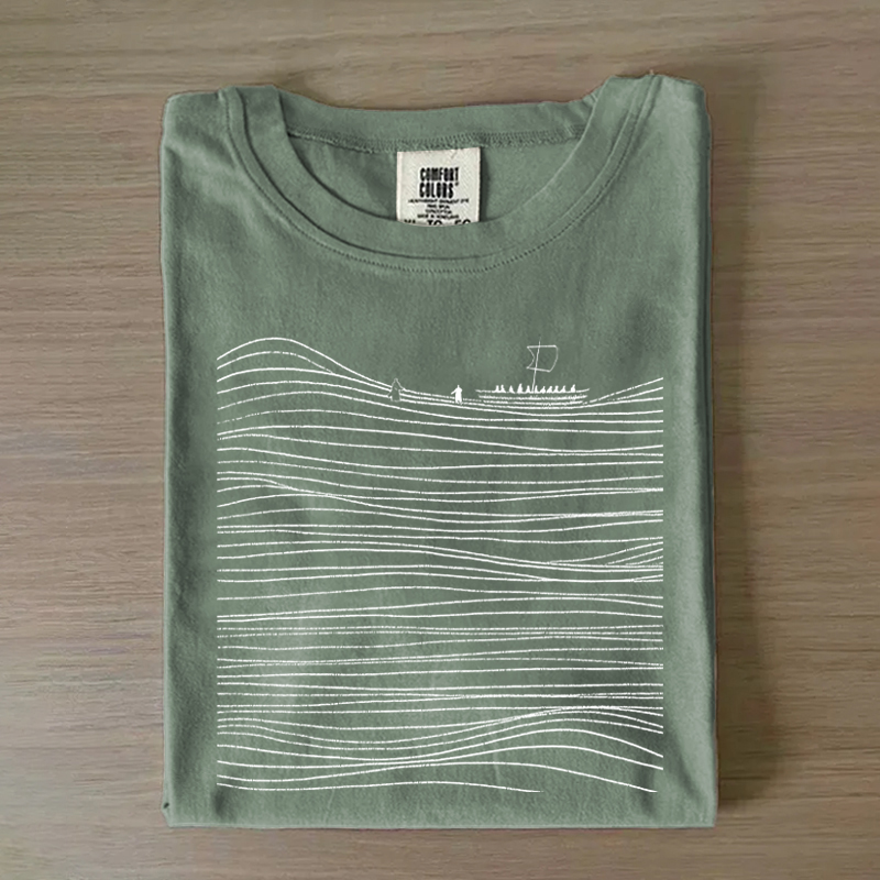 Walk on Water Boho Christian T-shirt-Teevibe