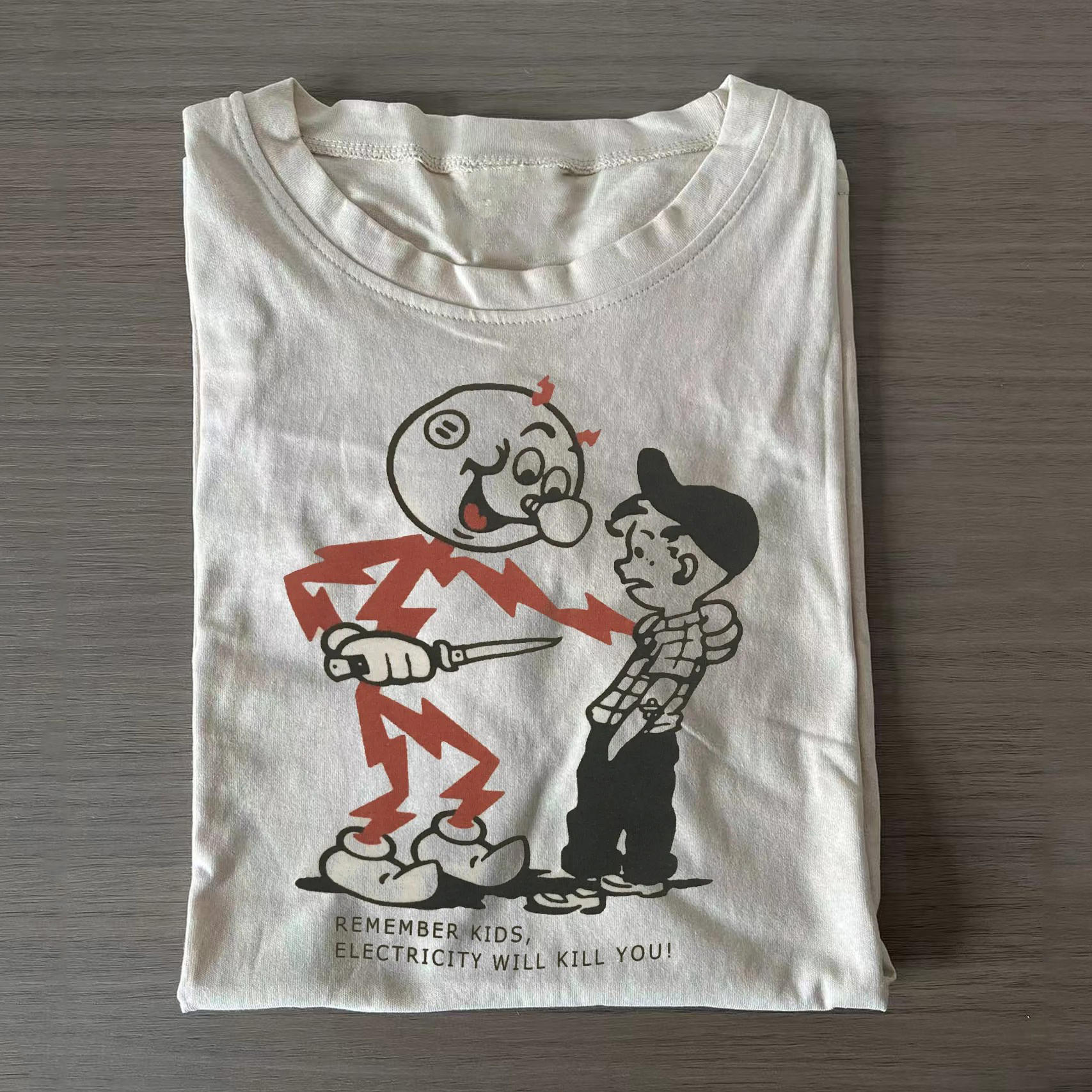 Funny Electricity Will Kill You T-shirt-Teevibe