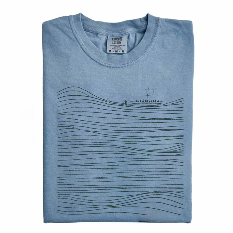 Walk on Water Boho Christian T-shirt-Teevibe