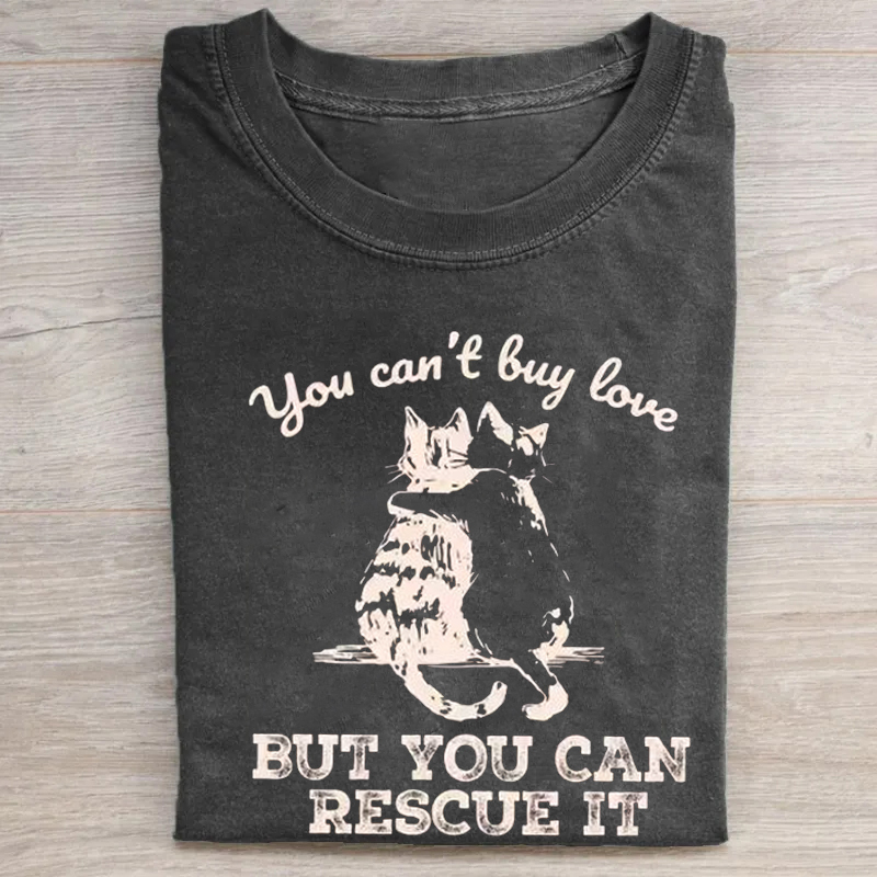 Funny Cat Rescue T-shirt-Teevibe