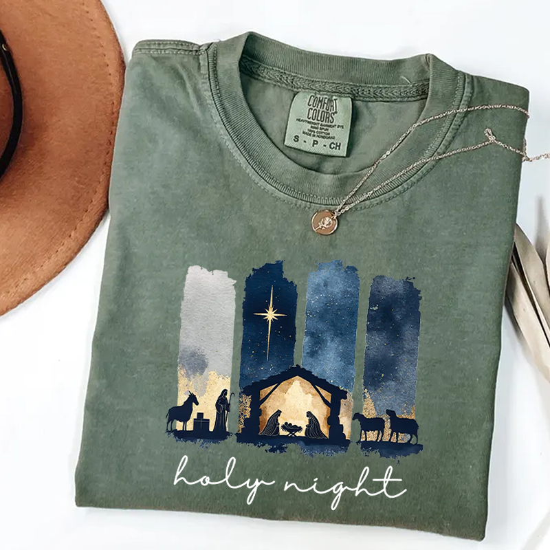 Holy Night T-shirt-Teevibe