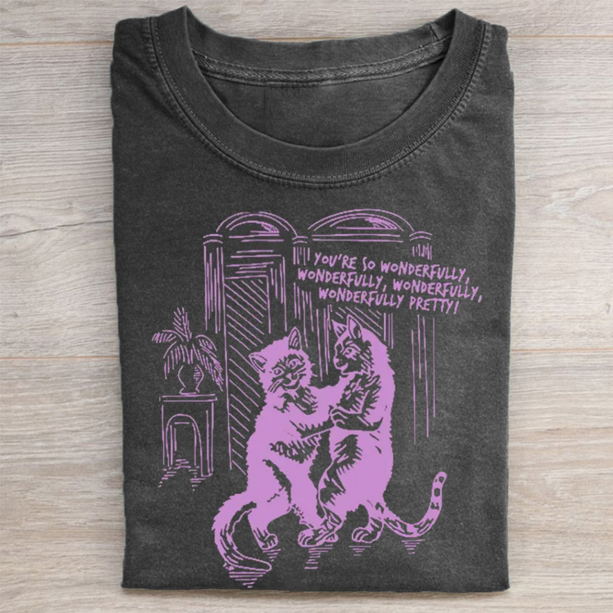 The Cure LoveCat T-shirt-Teevibe