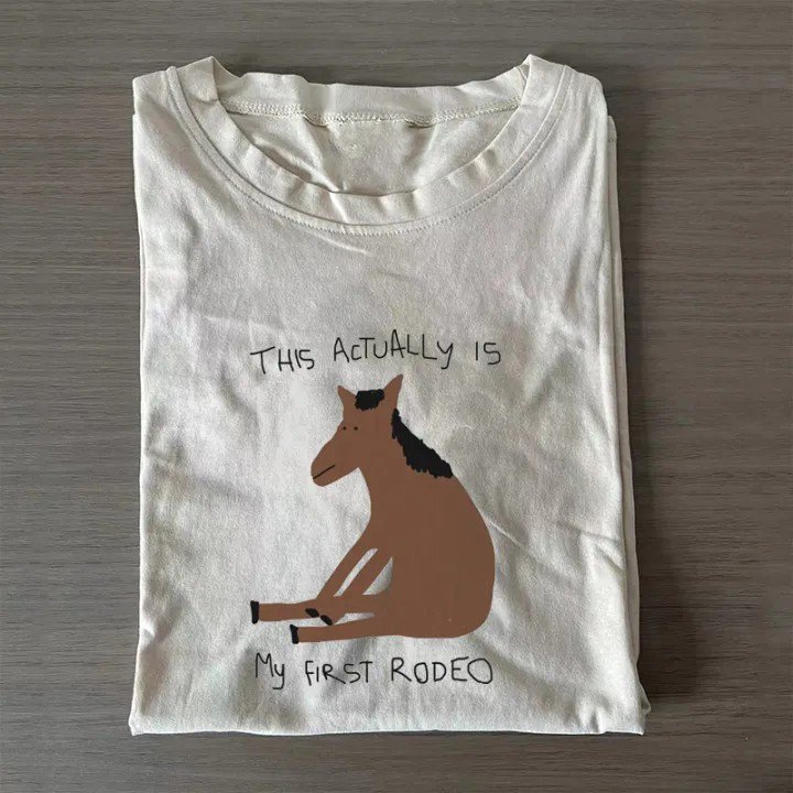 this is my first rodeo T-shirt-Teevibe